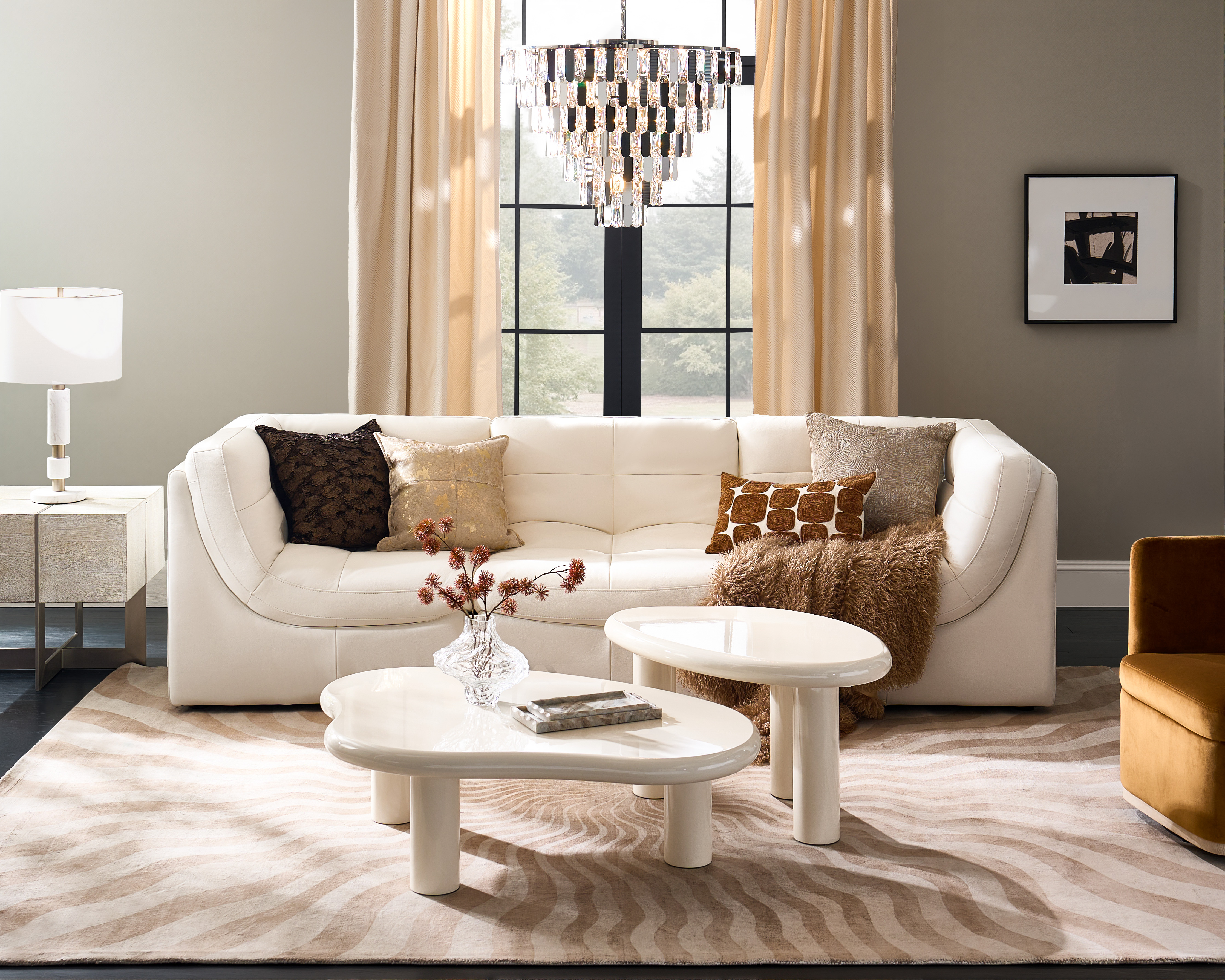 Convo Leather Sectional