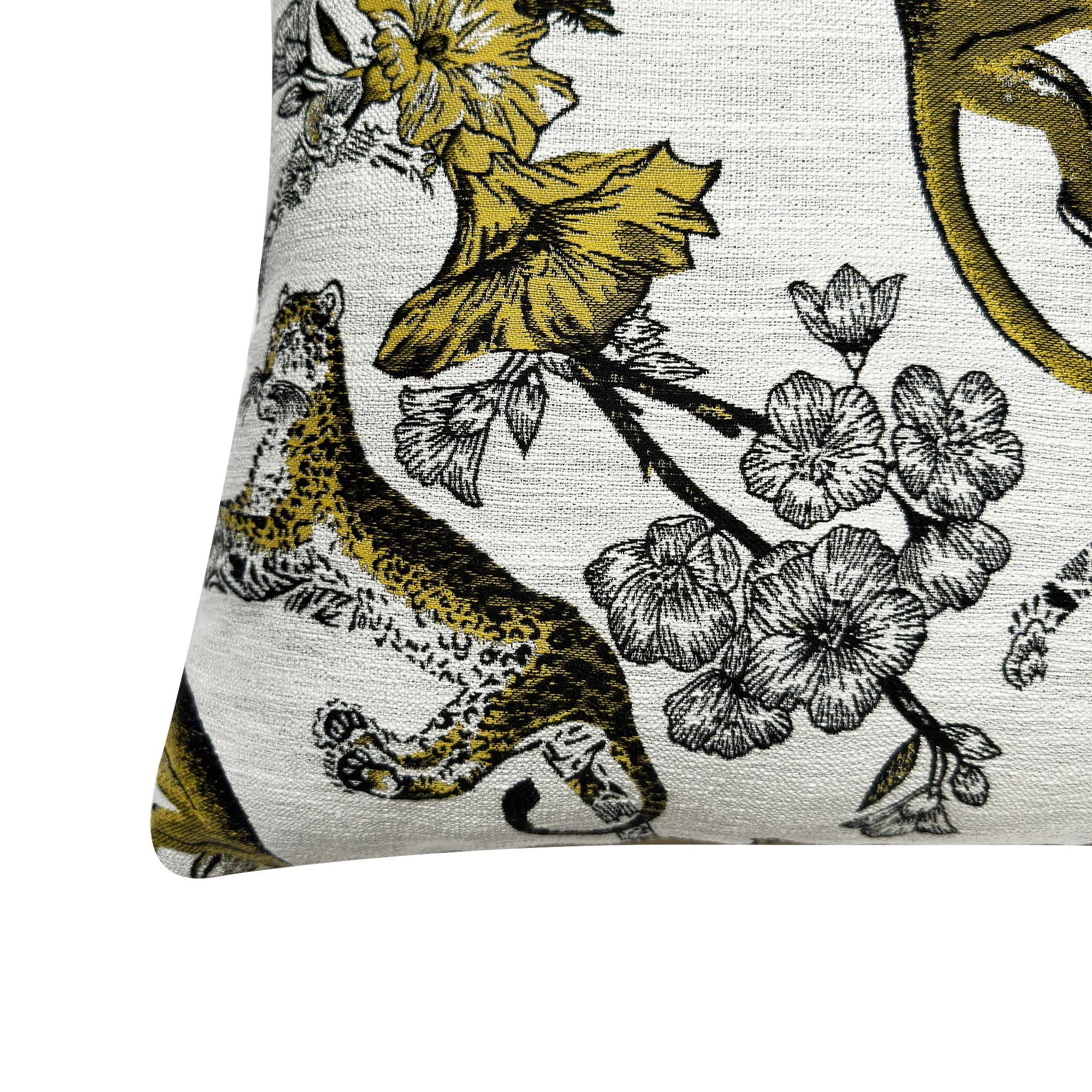 Monkey Pillow 20" - Citron Yellow