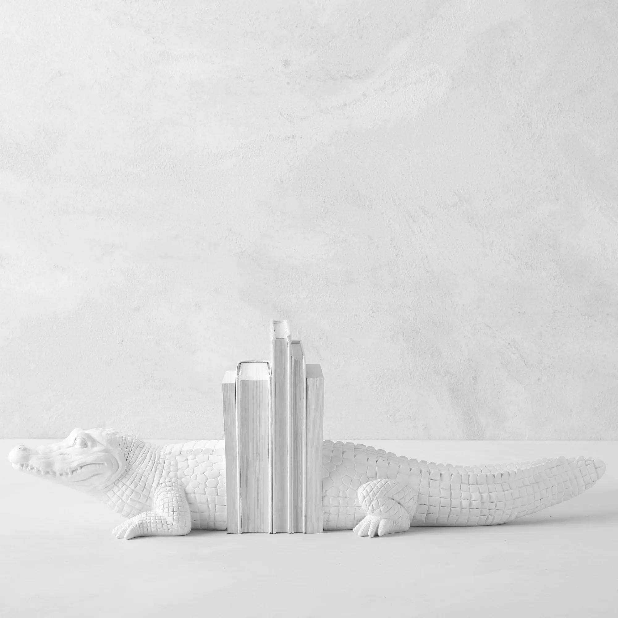Alligator Bookends