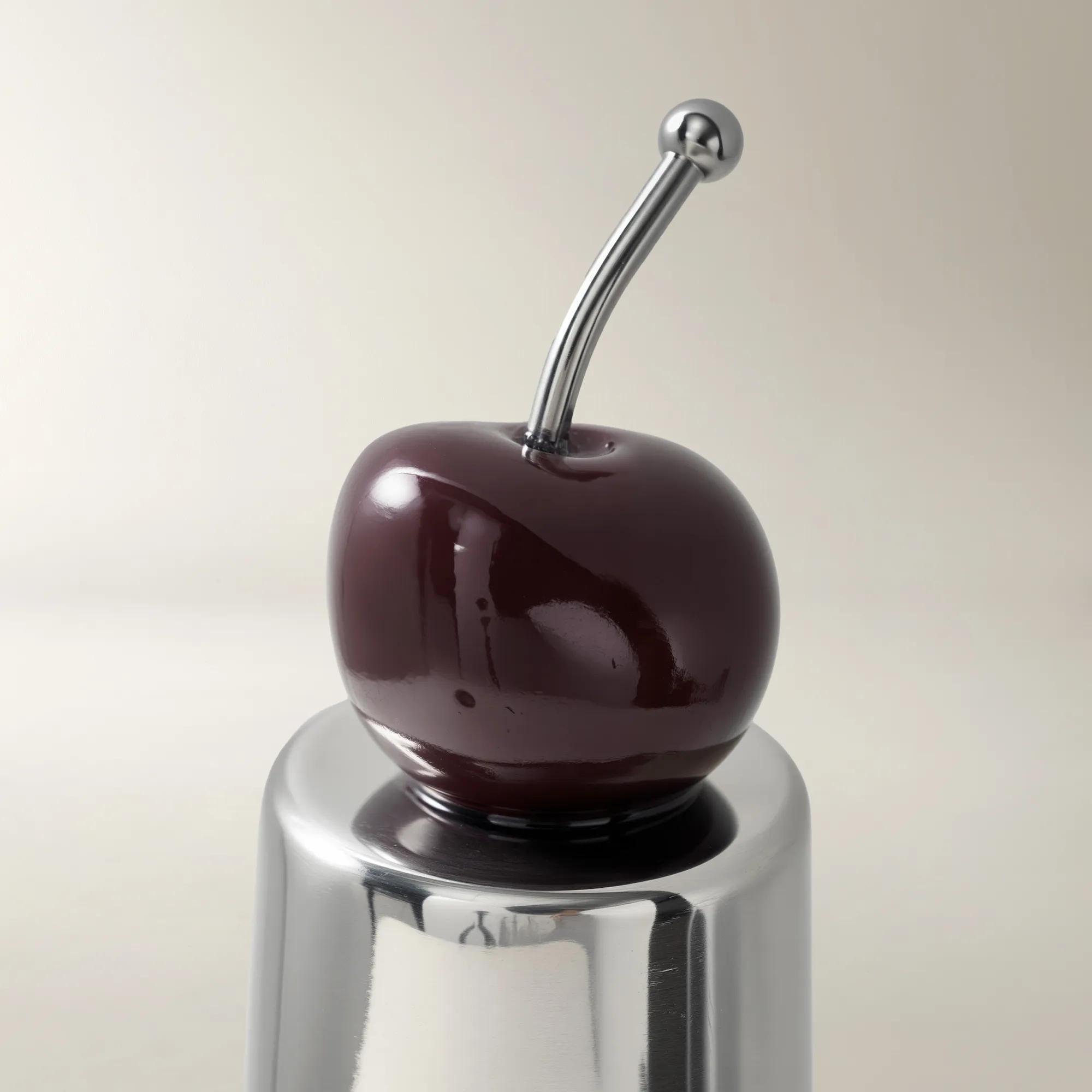 Cherry On Top Stainless Steel Cocktail Shaker