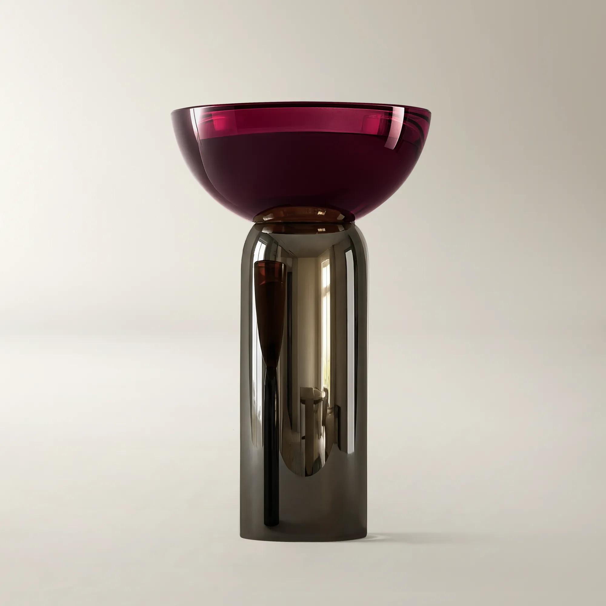 Porto Crystal Pillar Holder