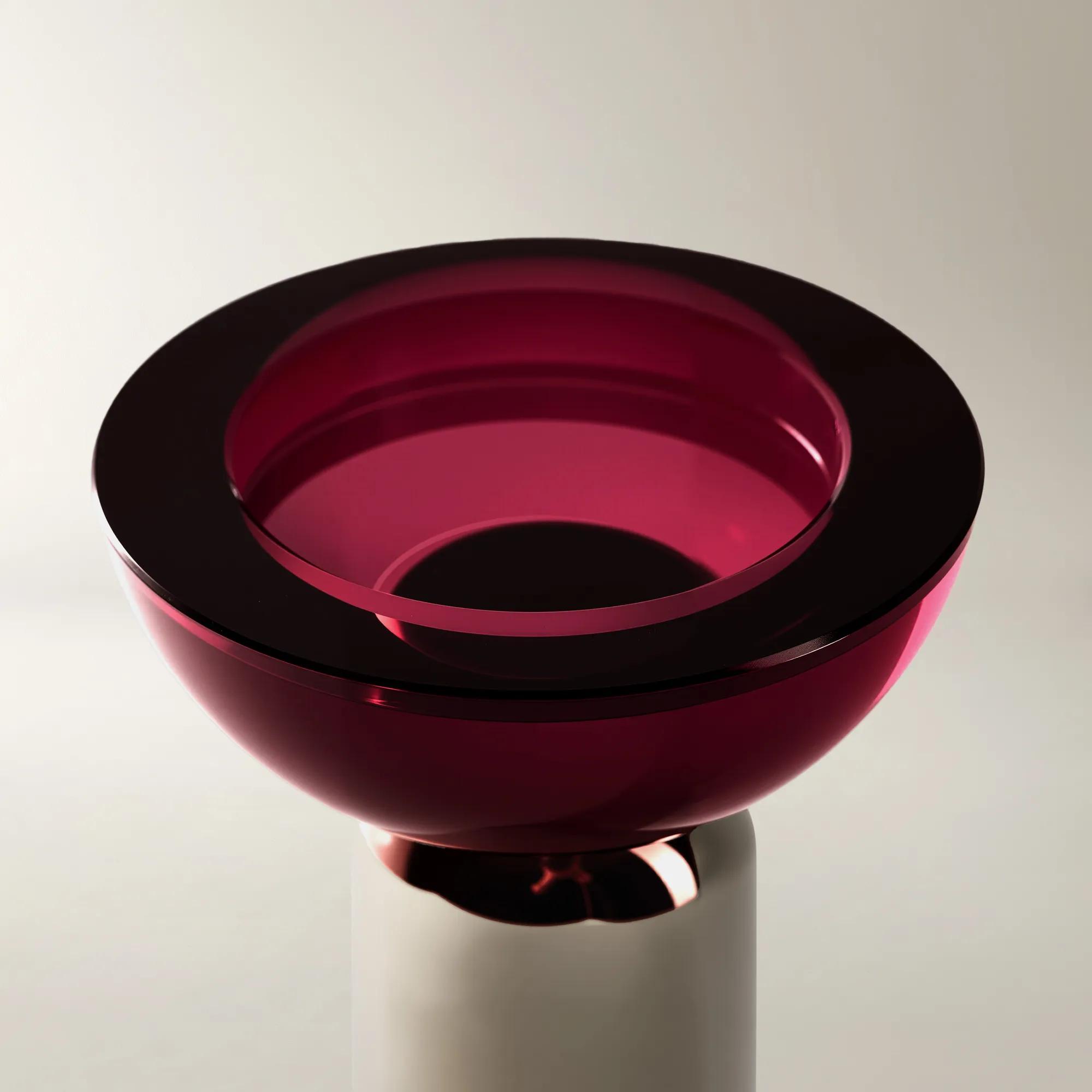 Porto Crystal Pillar Holder