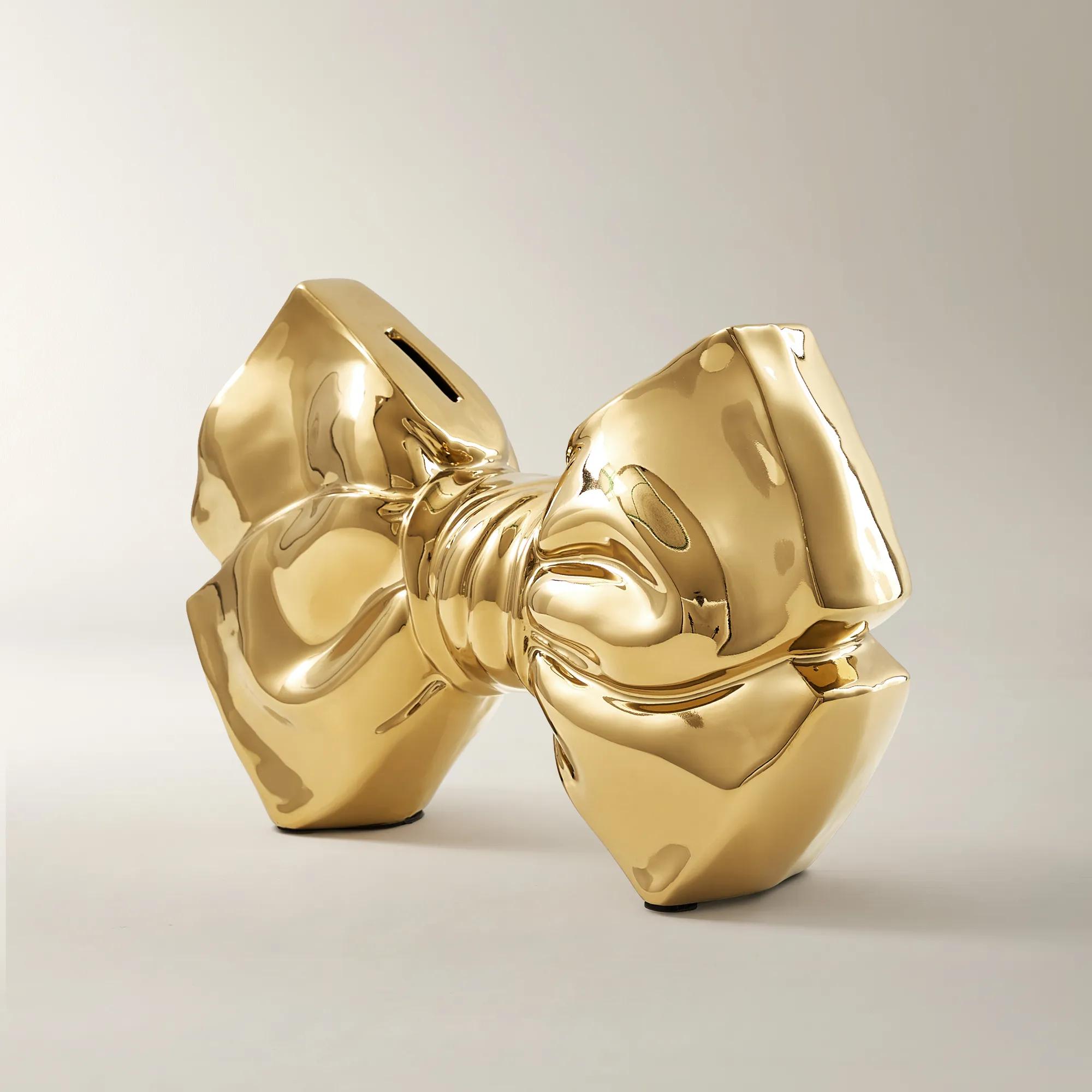 Bow Coin Bank - Gold