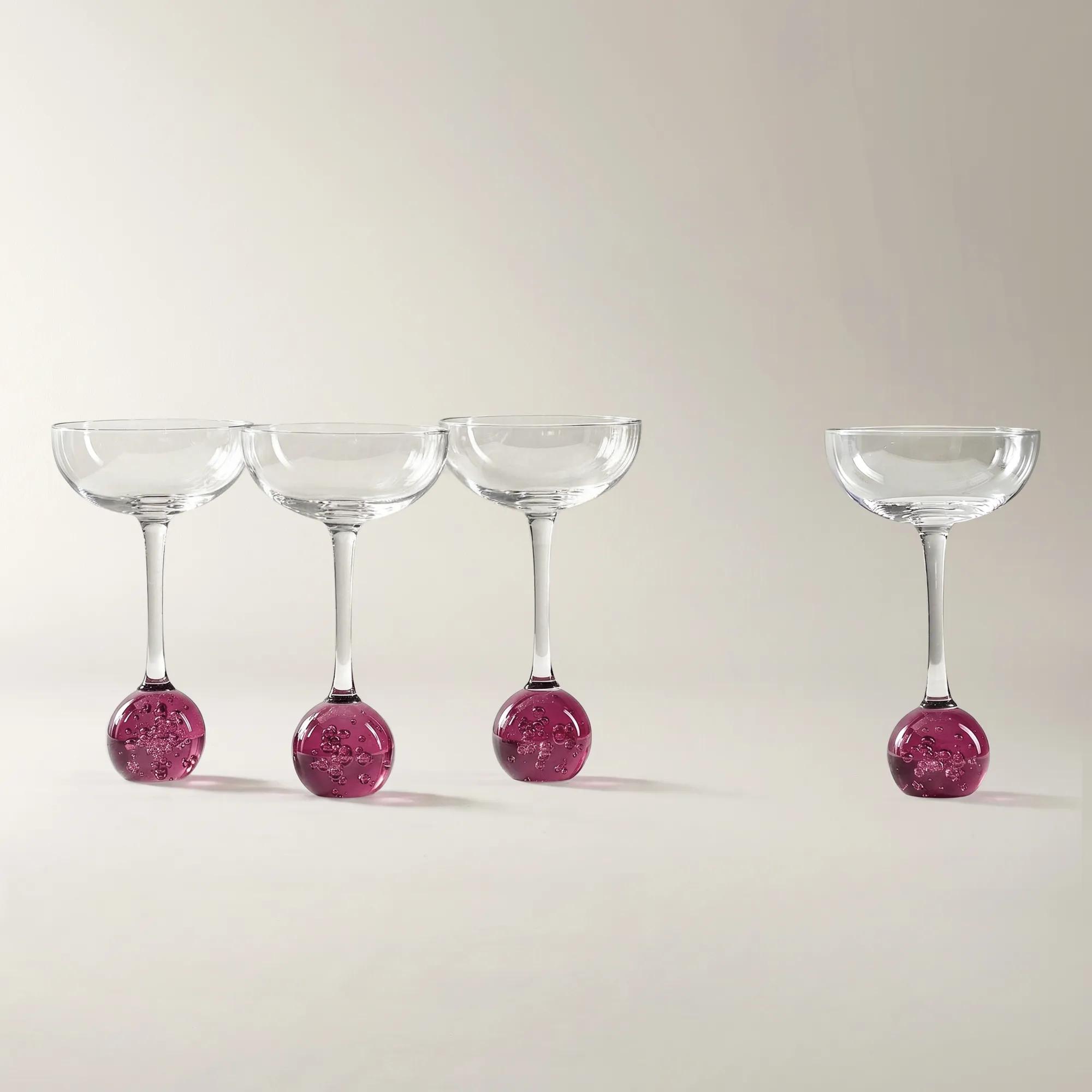Dottie Martini Glasses - Set of 4