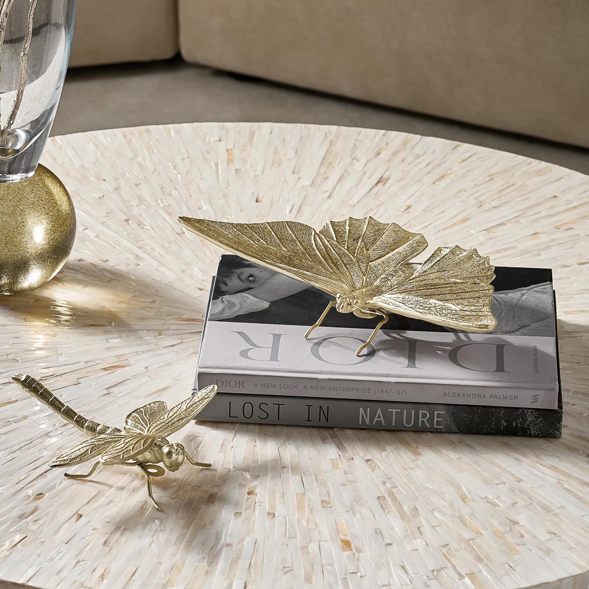 Gilt Butterfly and Dragonfly Set