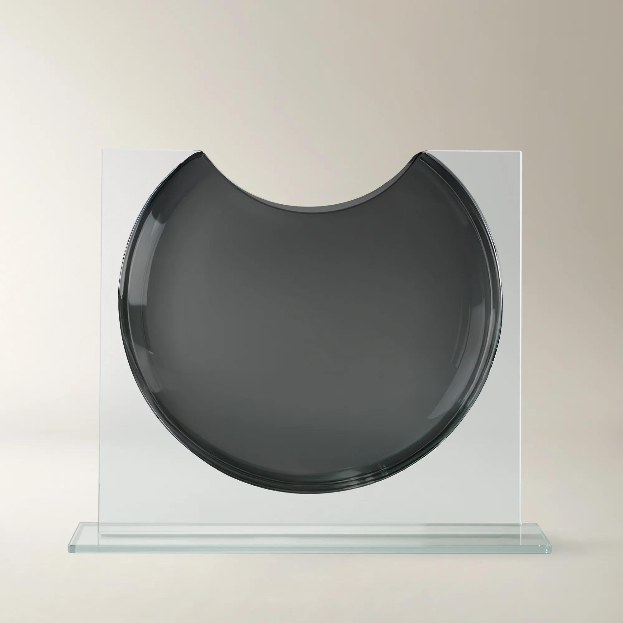 Ellipse Vase - Charcoal