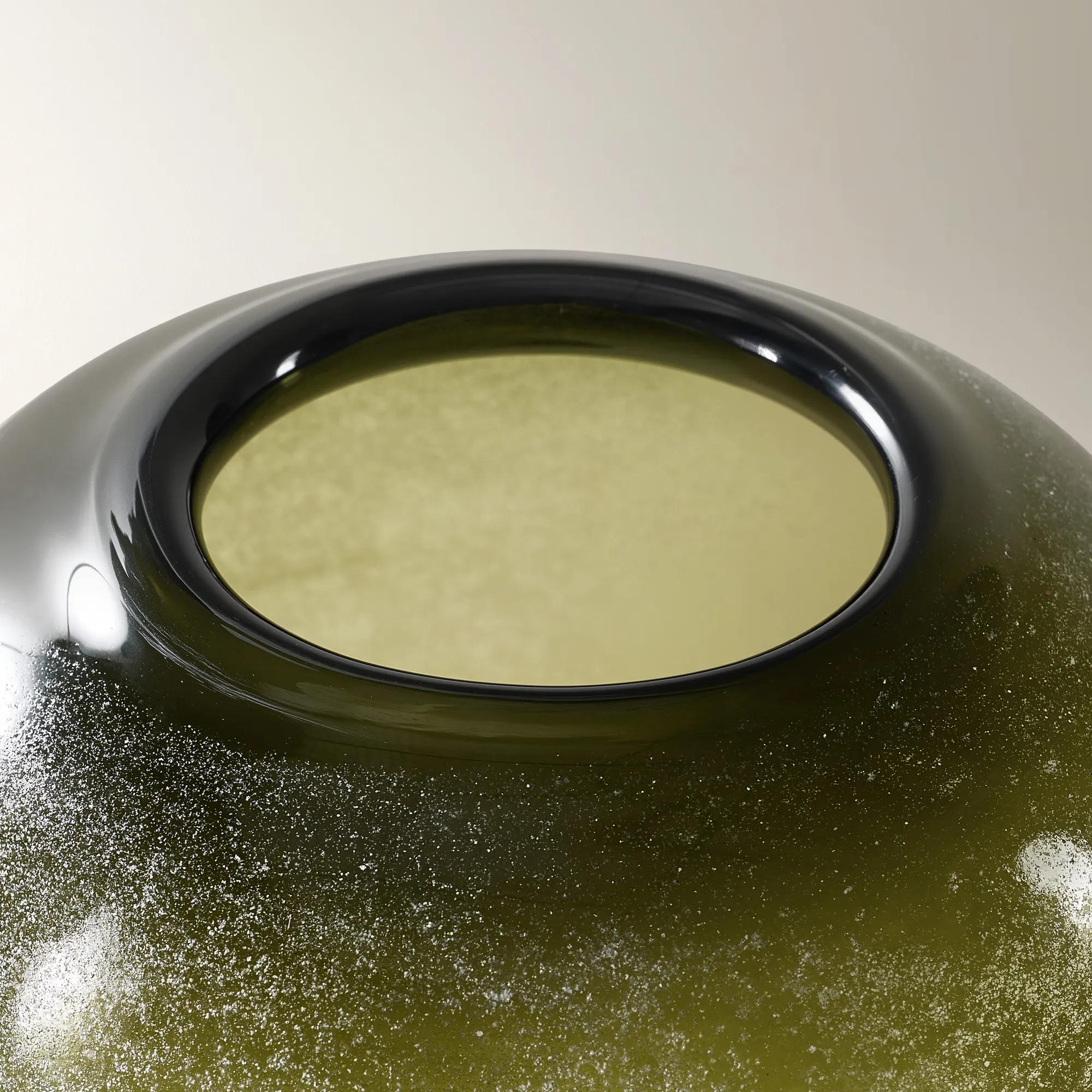 Linden Glass Vase - Pistachio Green