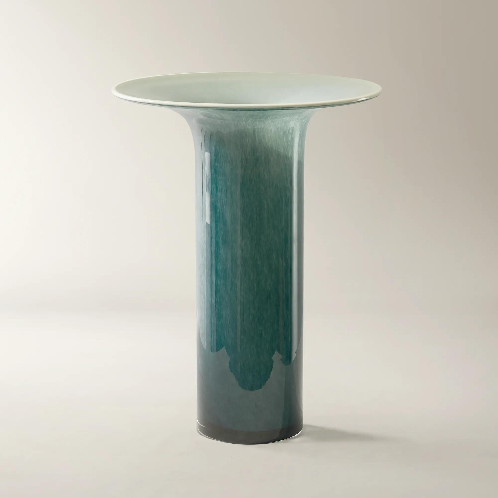 Loft Glass Vase - Deep Teal