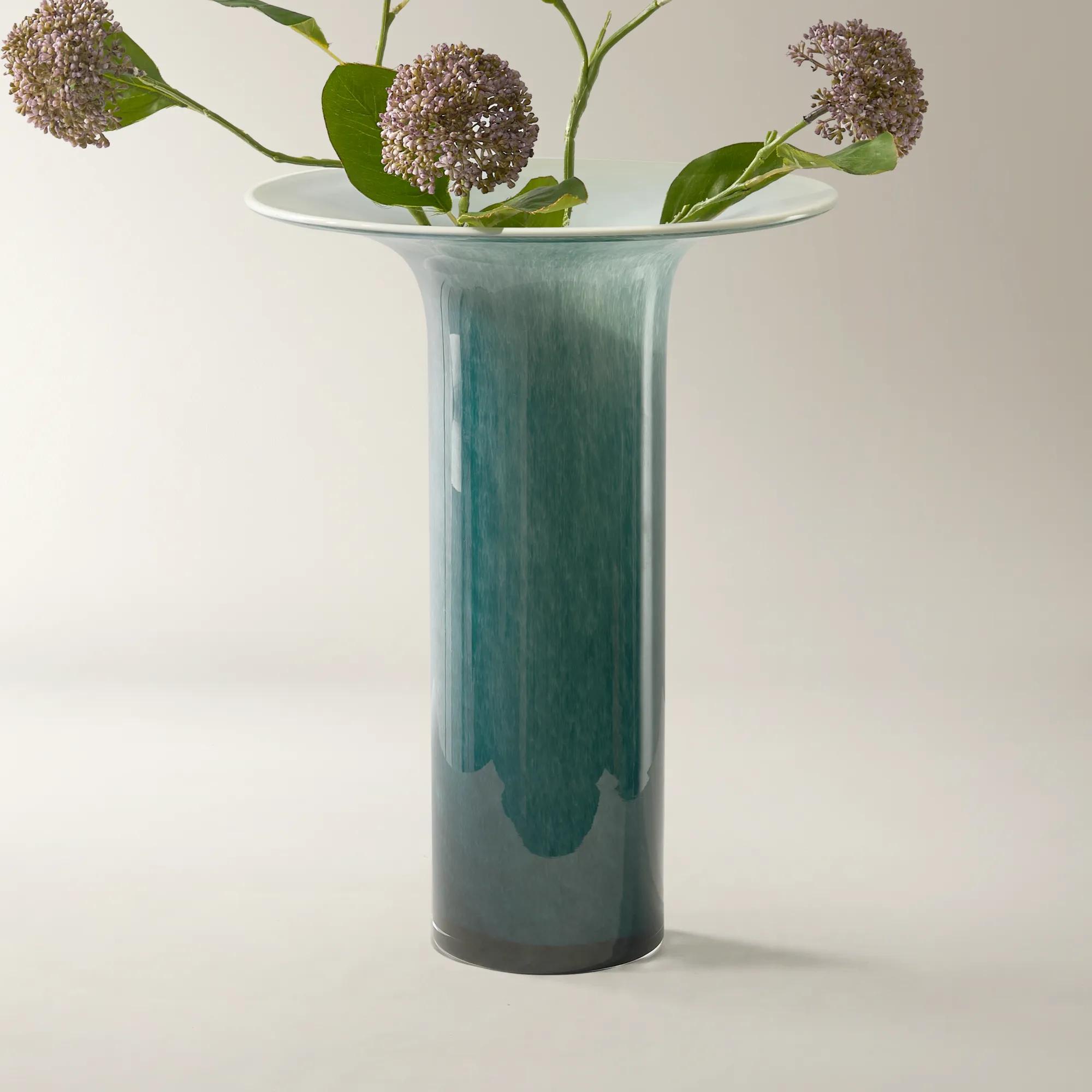 Loft Glass Vase - Deep Teal