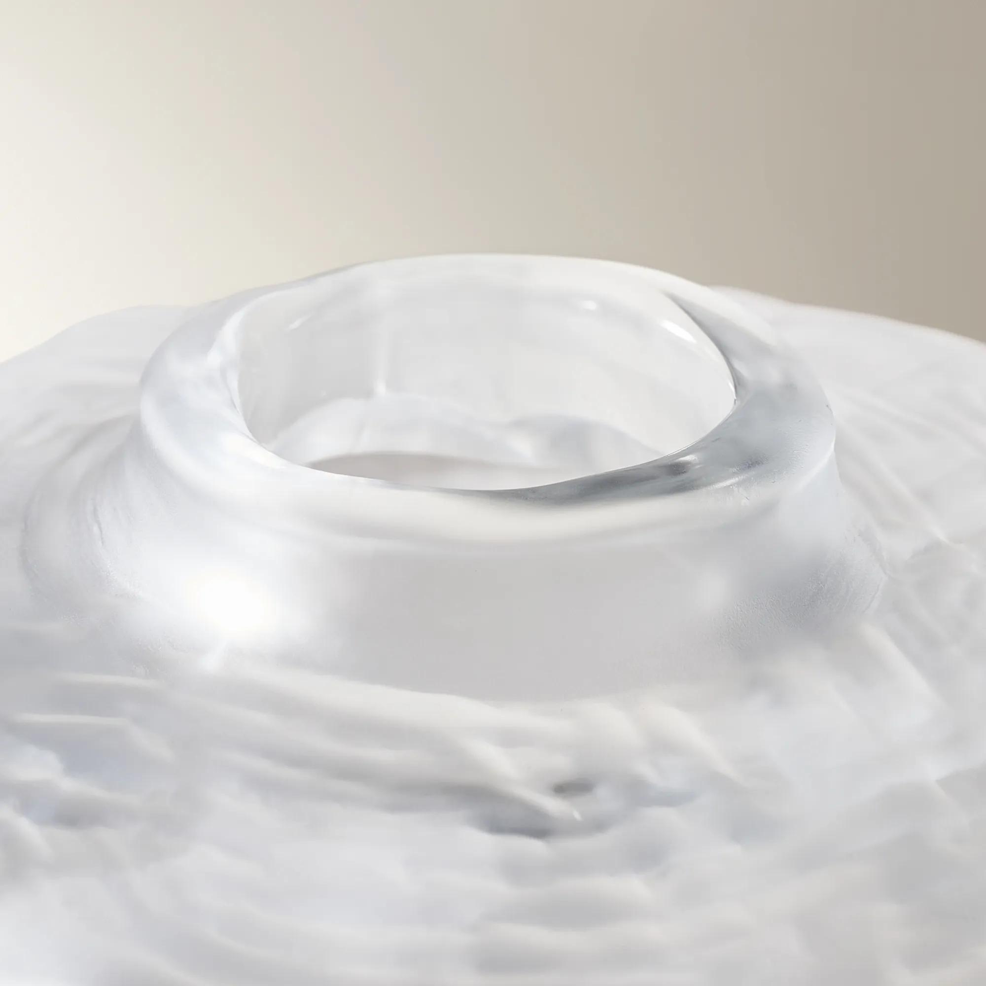 Lucid Frosted Glass Vase