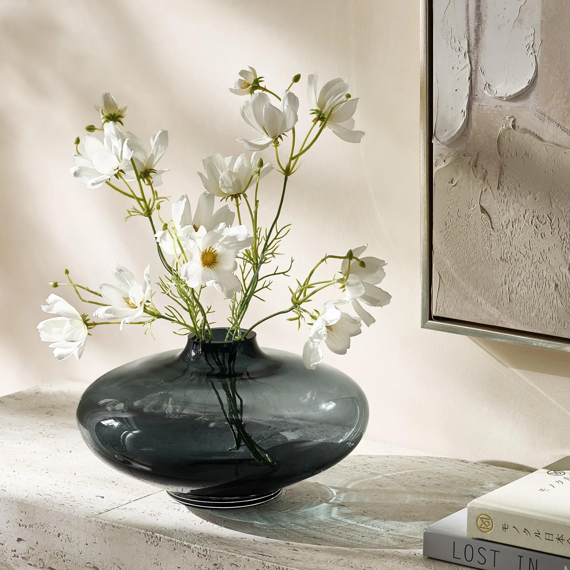 Desi Glass Vase - Spruce Green