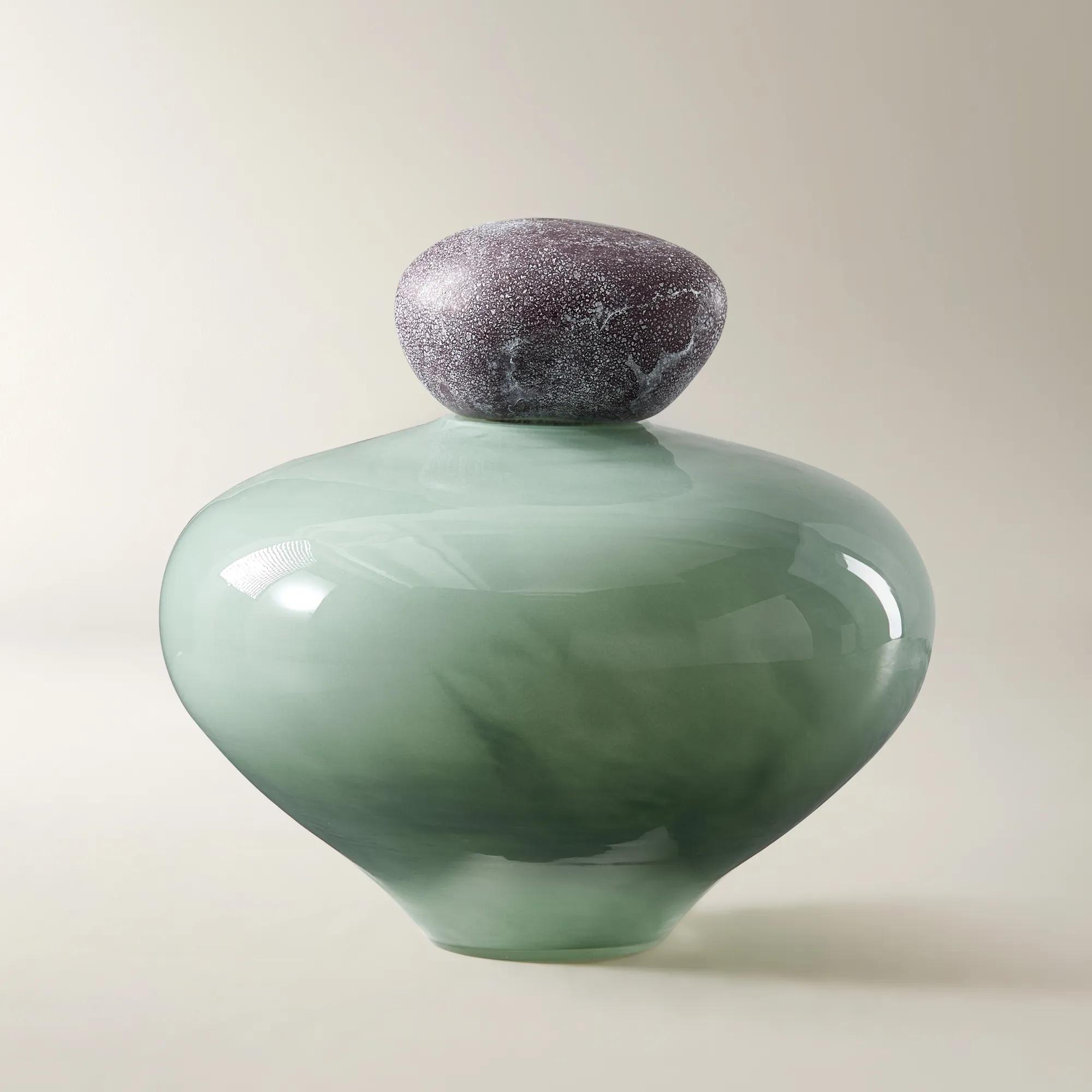 Pippa Glass Canister - Seaglass