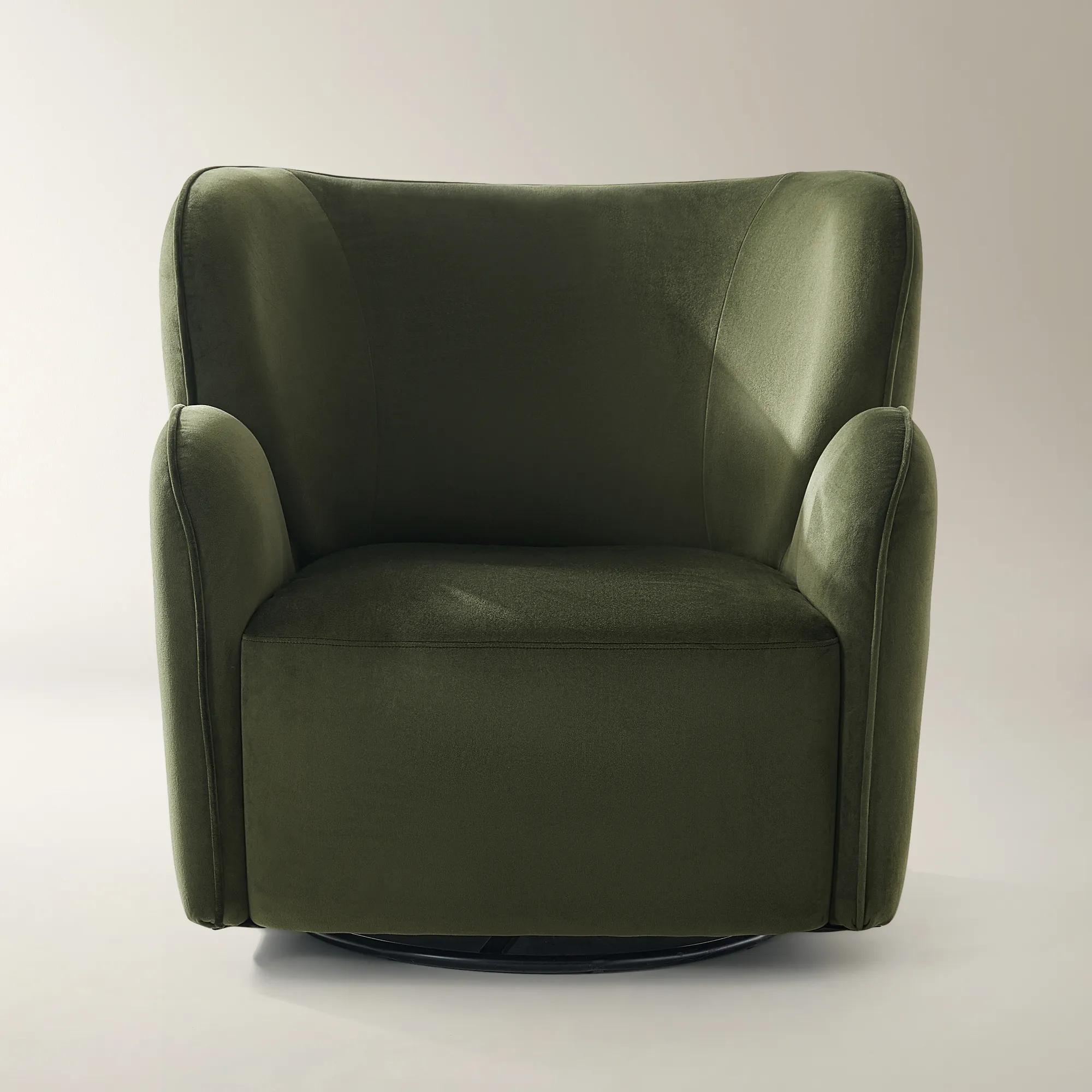 Ceres Velvet Accent Chair - Jade Green
