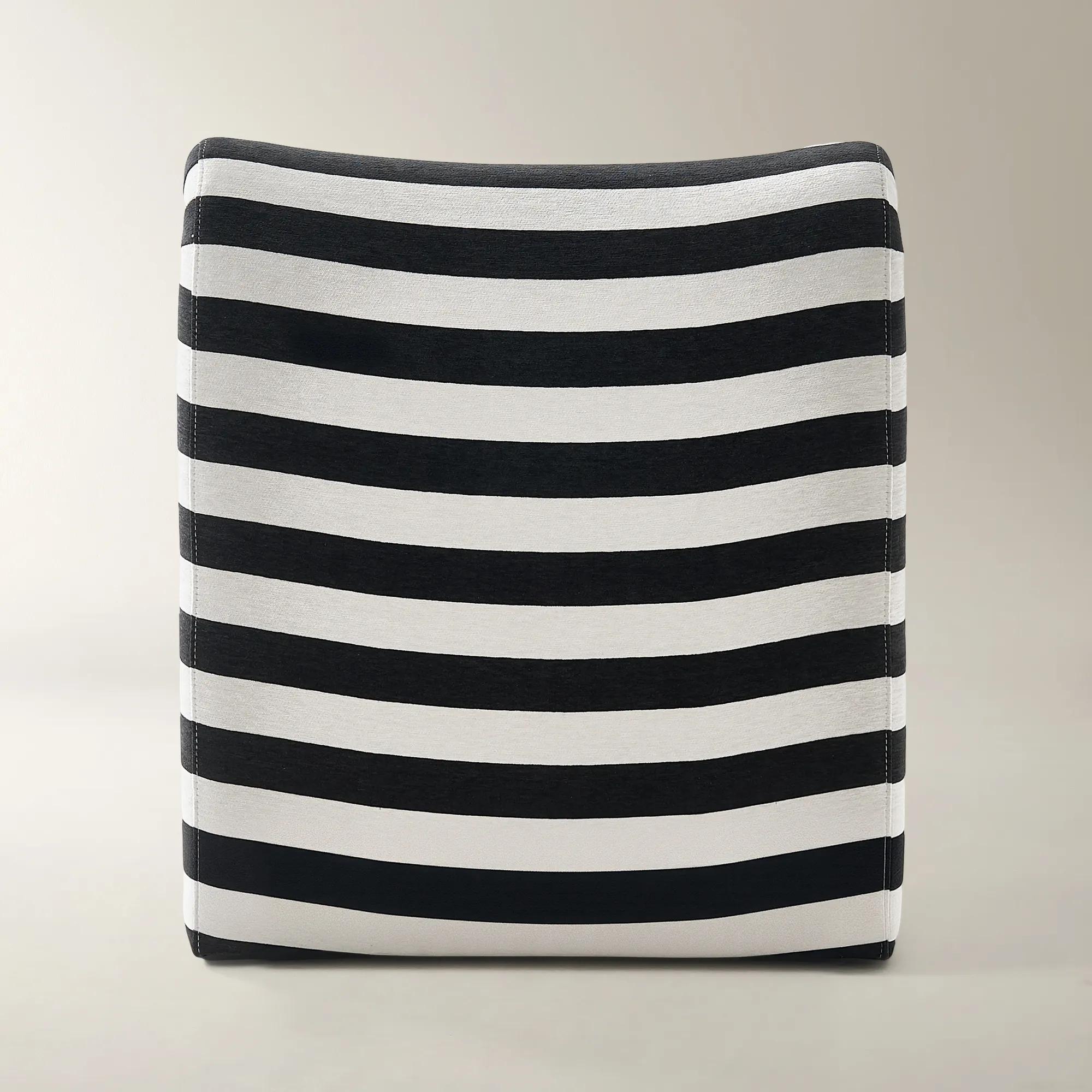 Cora Performance Chenille Accent Chair - Stripe