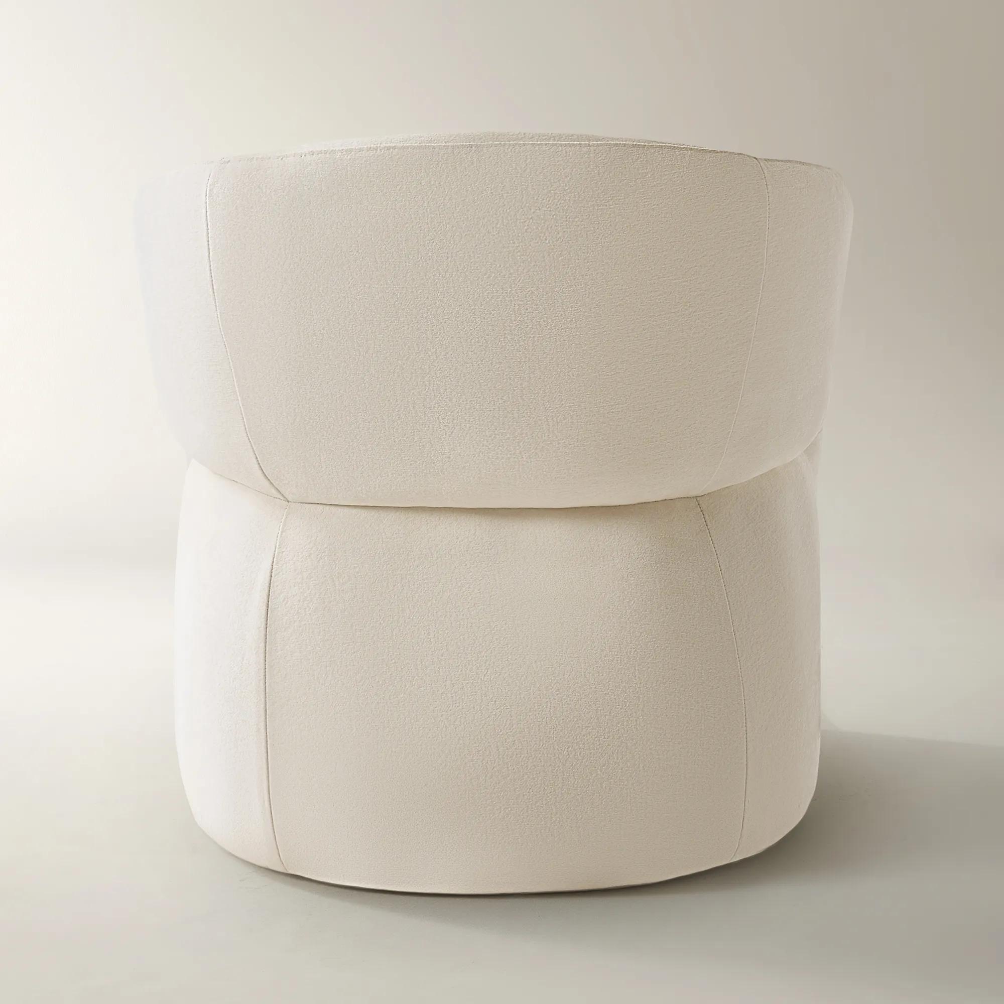 Sierra Velvet Chair - Oatmeal