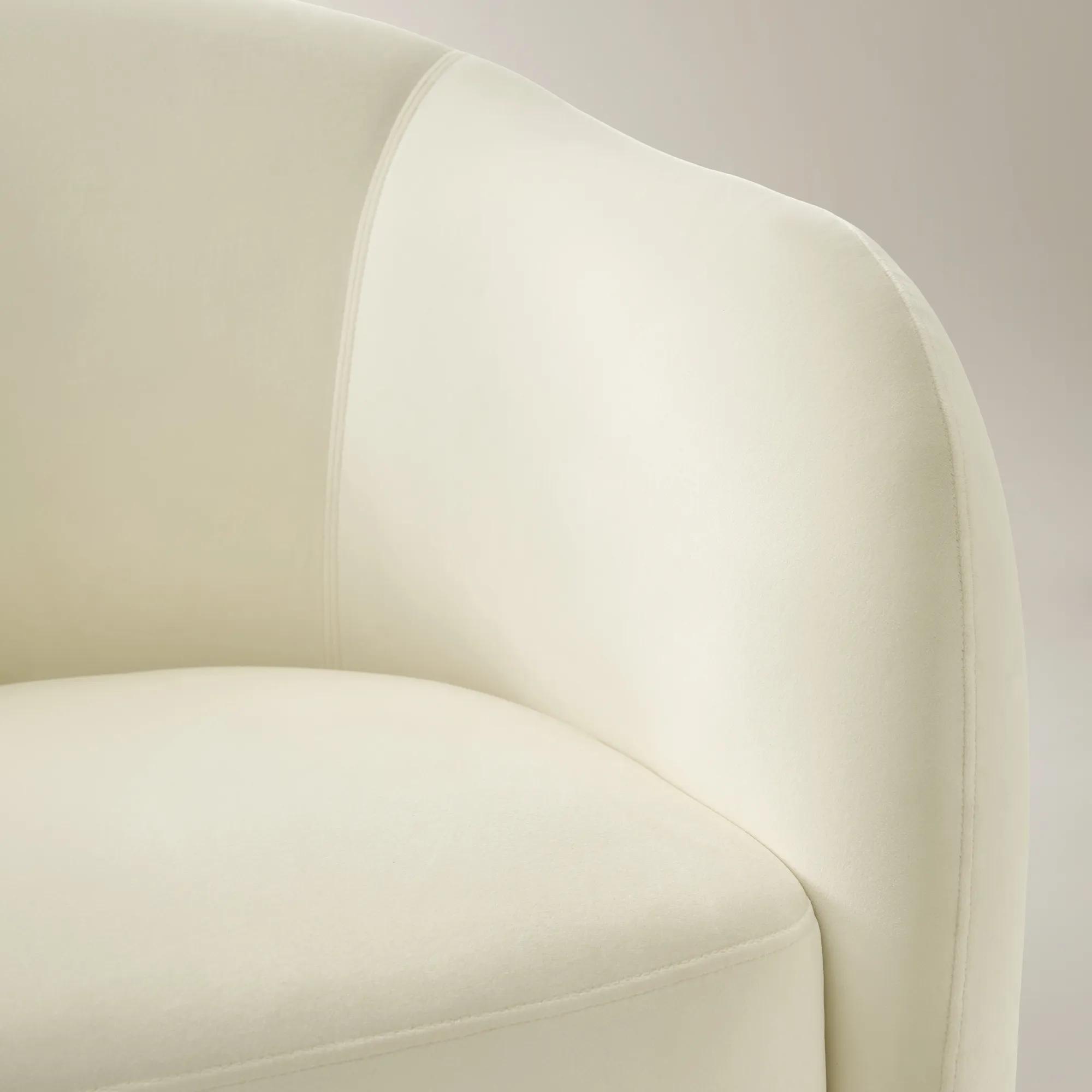 Sierra Cloud Velvet Swivel Accent Chair