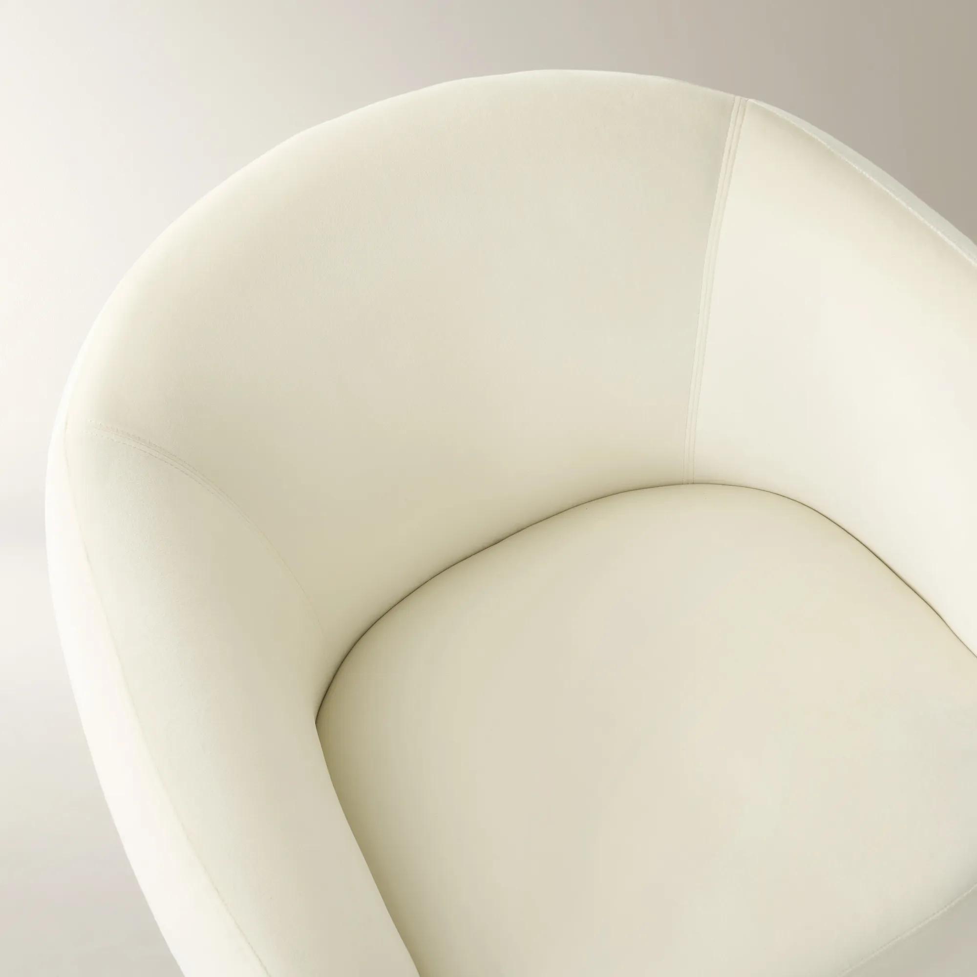 Sierra Cloud Velvet Swivel Accent Chair