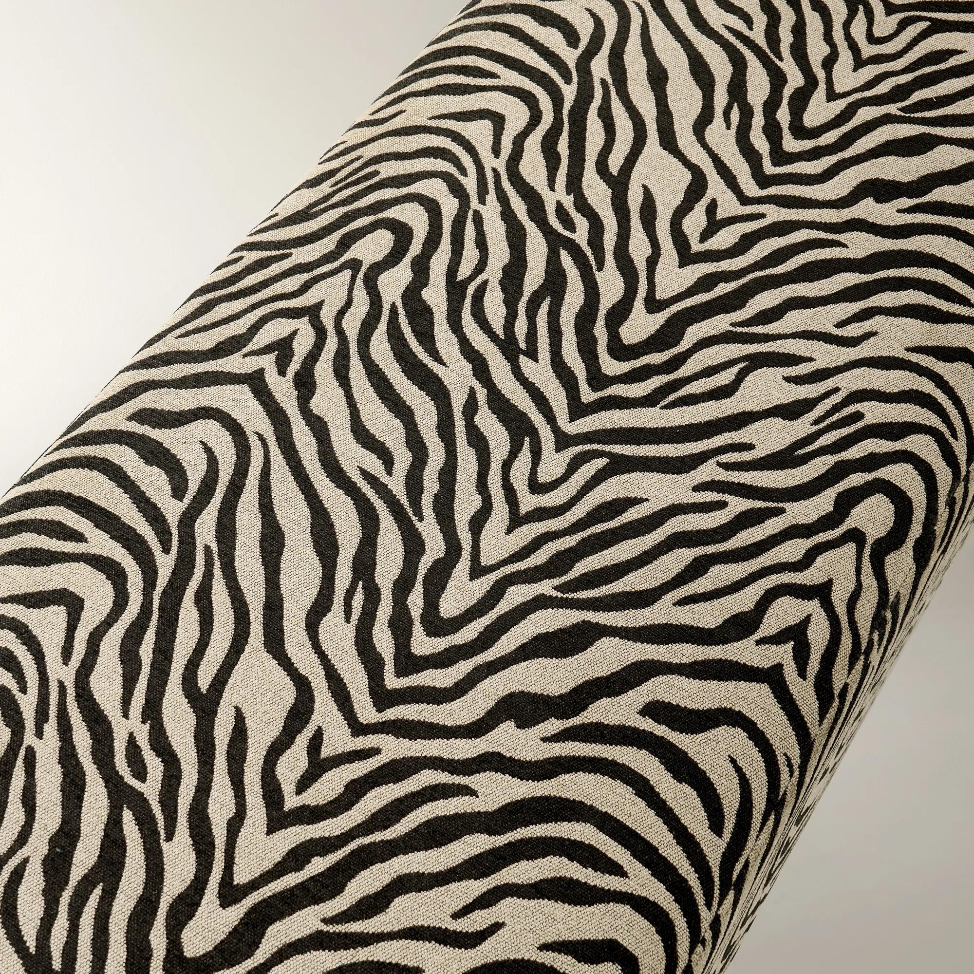 Kendra Zebra Performance Chenille Bench （69.5"）