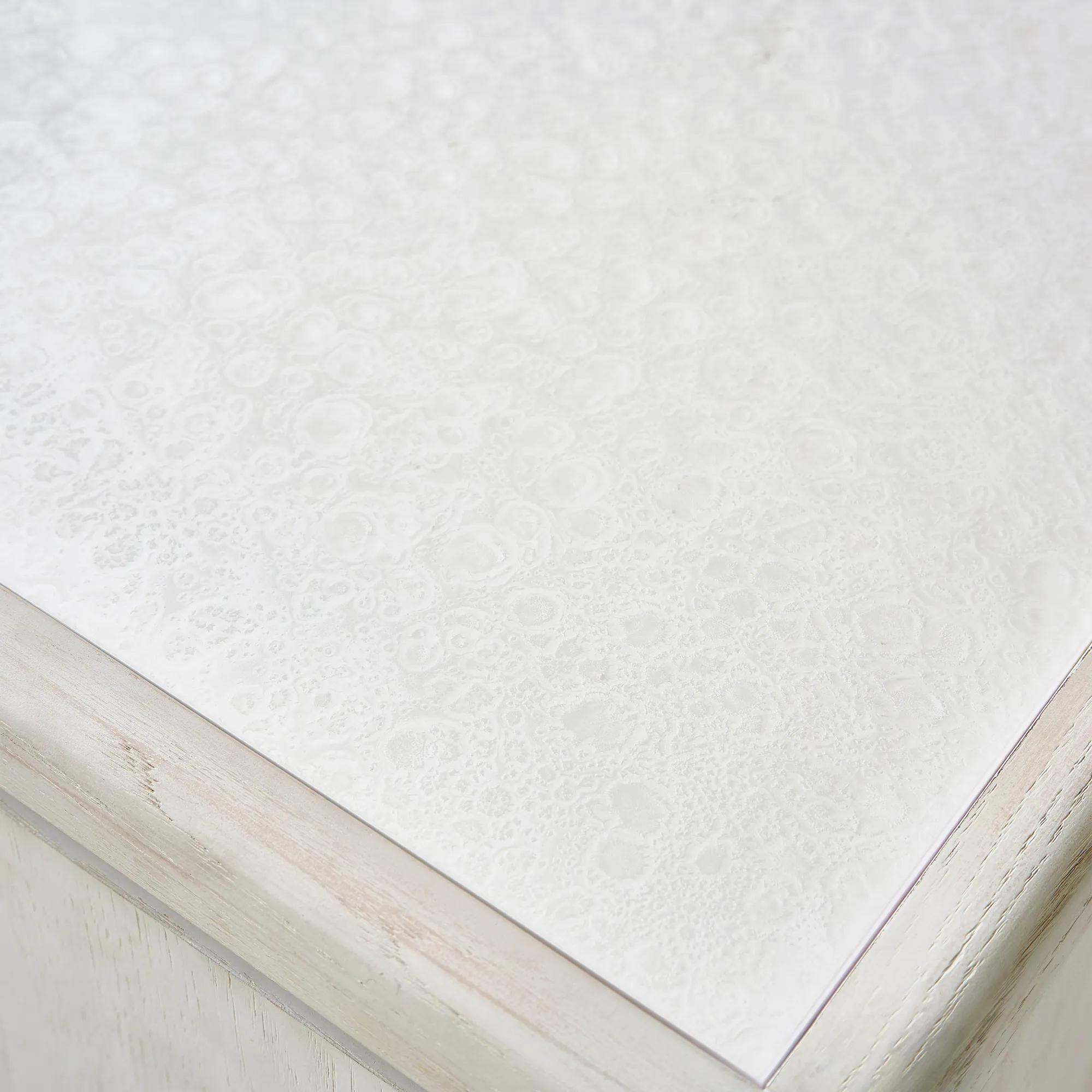 Lumina Bleached Oak Buffet With Pearl Lacquered Top (72")