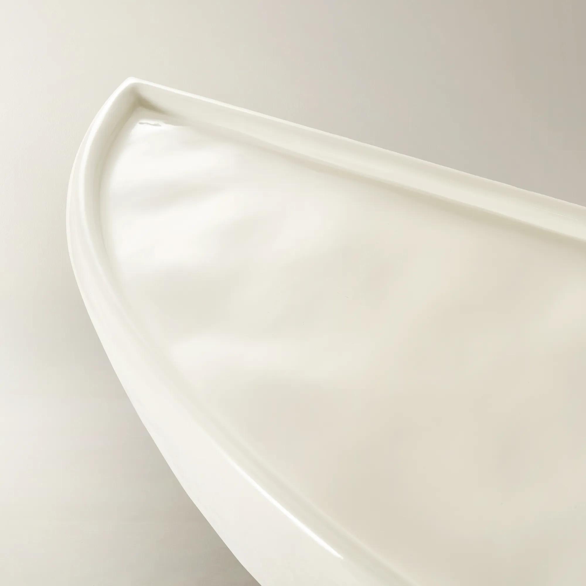 Celia Lacquered Cloud Resin Indoor/Outdoor Console Table (63")