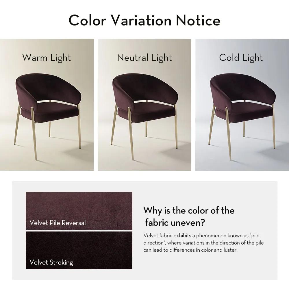 Nara Fig Velvet Dining Chair Set Of 2