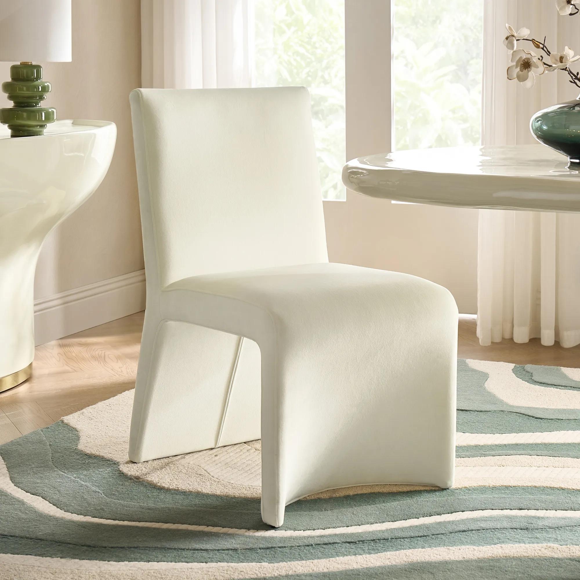 Elara Cloud Velvet Dining Chair Set Of 2