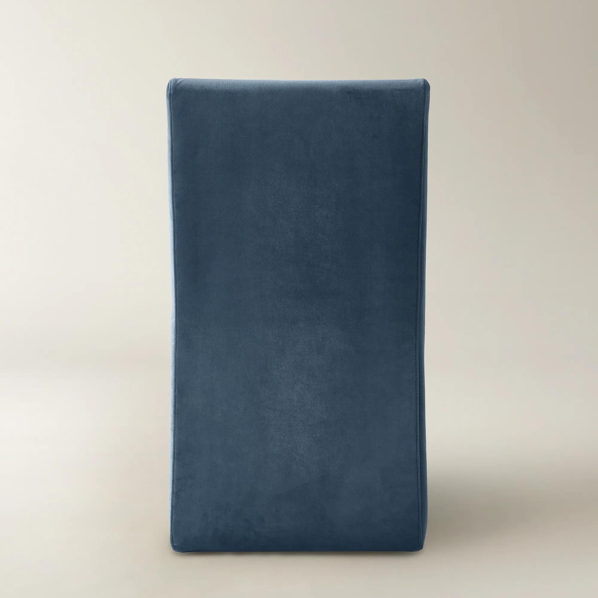 Elara Dusty Blue Velvet Dining Chair Set Of 2