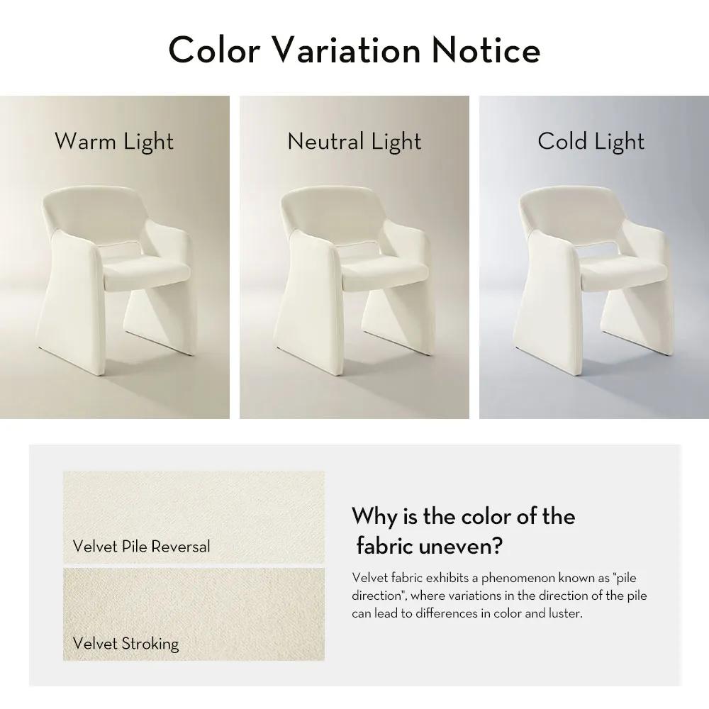 Elara Cloud Velvet Dining Chair