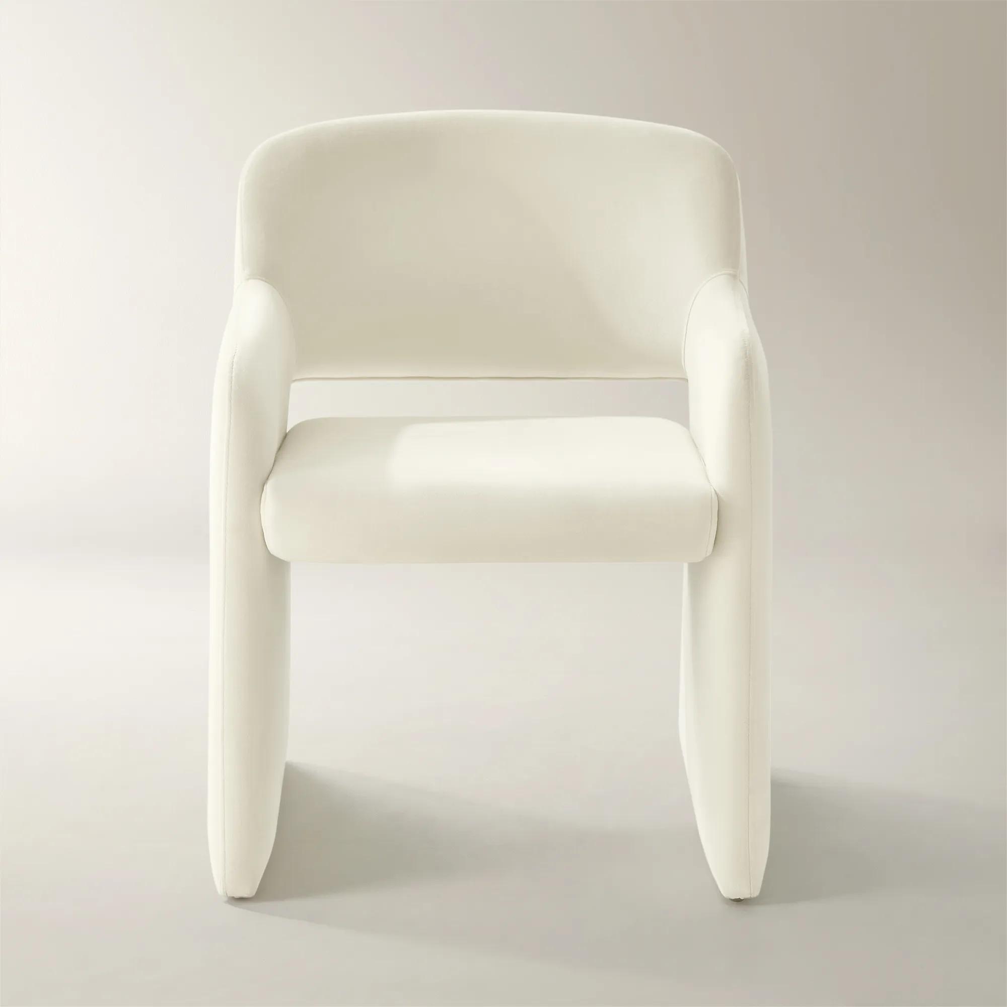Elara Cloud Velvet Dining Chair