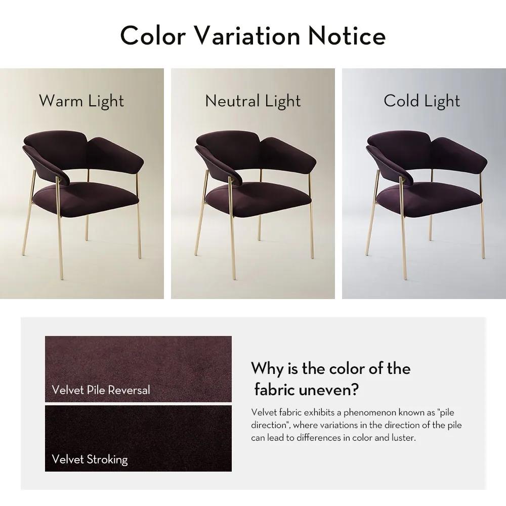 Odette Fig Velvet Dining Chair