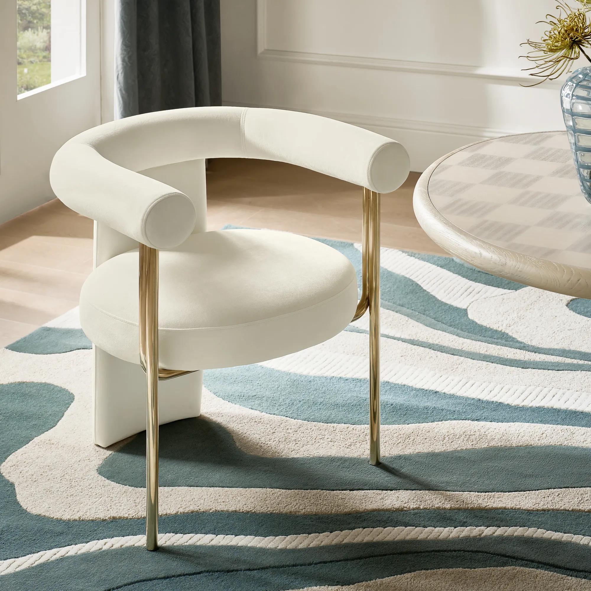 Davina Cloud Velvet Dining Chair Set Of 2