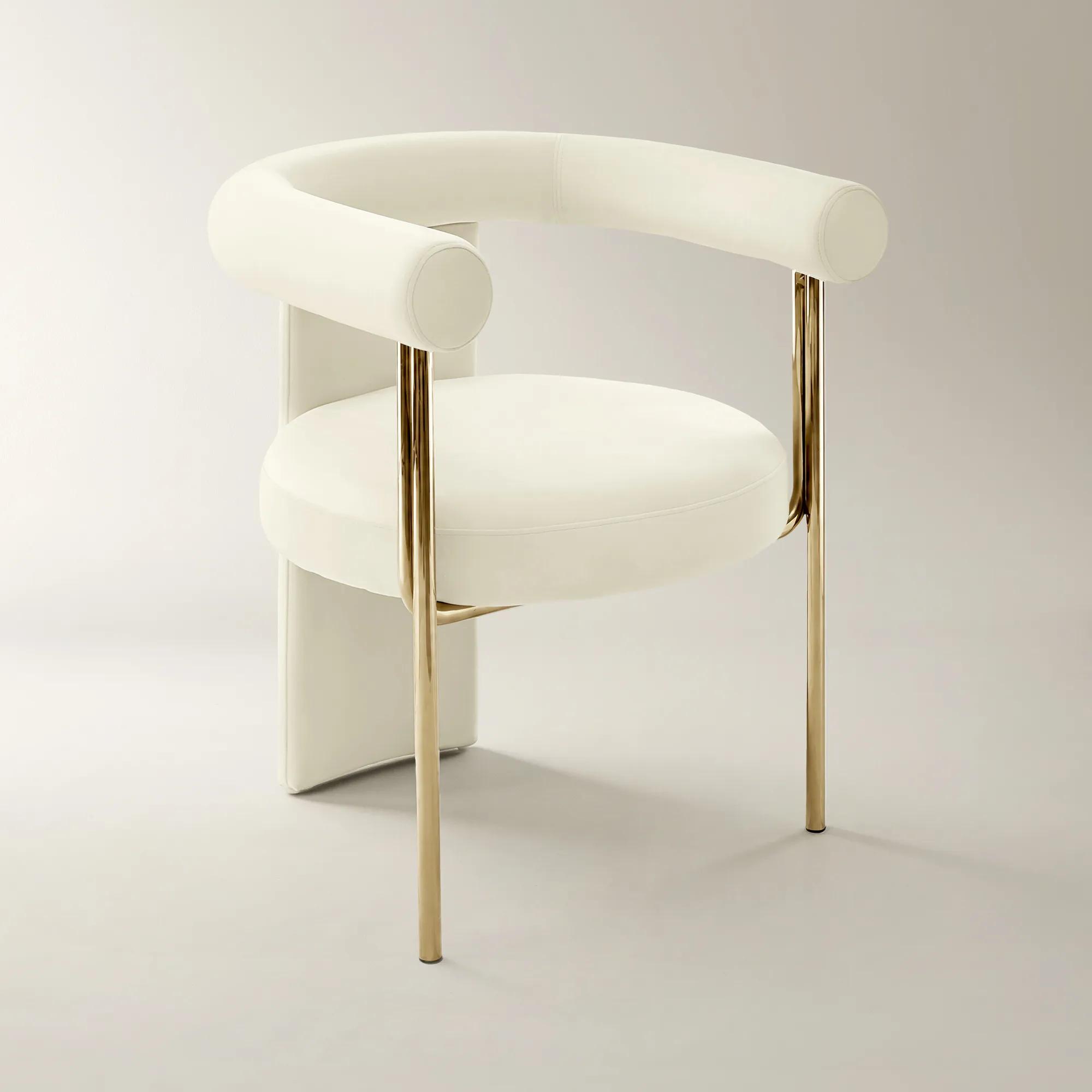Davina Cloud Velvet Dining Chair Set Of 2