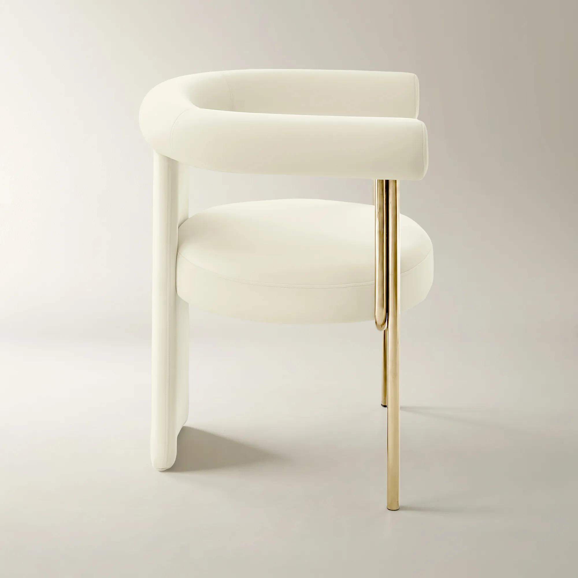 Davina Cloud Velvet Dining Chair Set Of 2