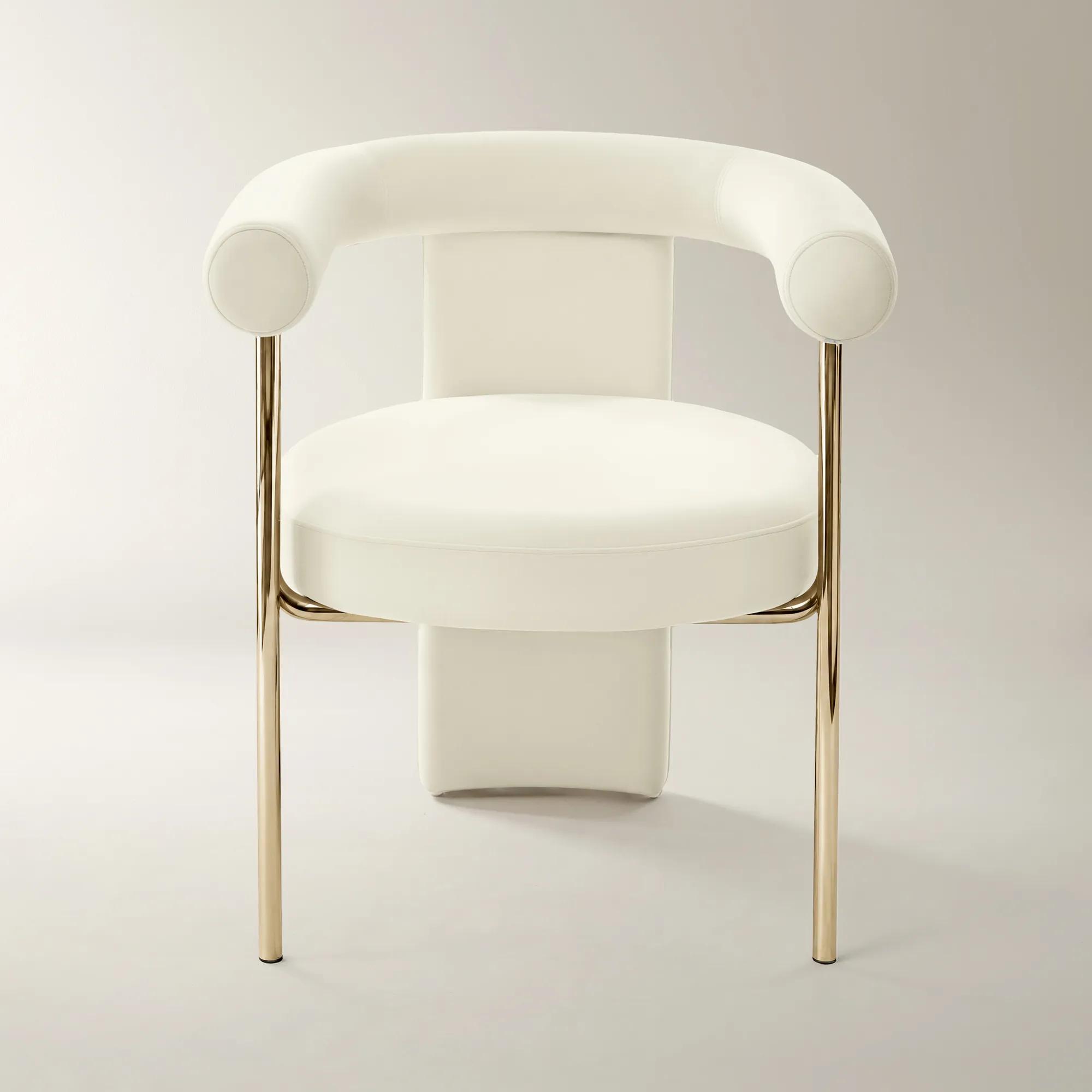 Davina Cloud Velvet Dining Chair Set Of 2