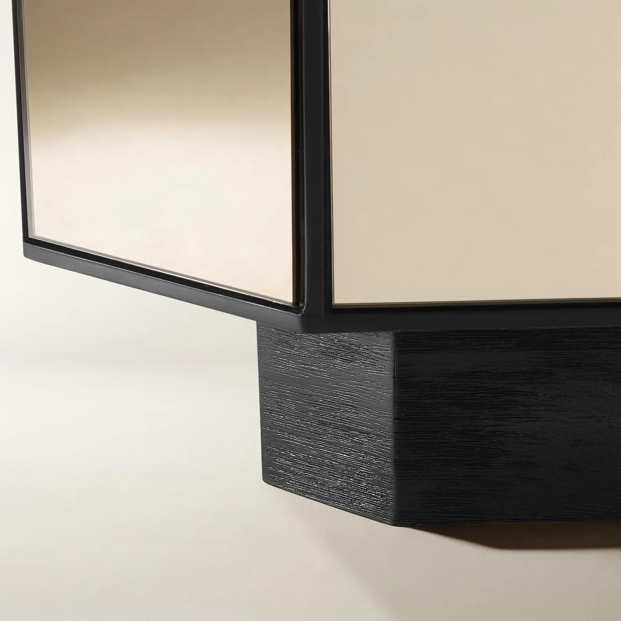 Glimmer Bronze Mirrored Coffee Table (44")