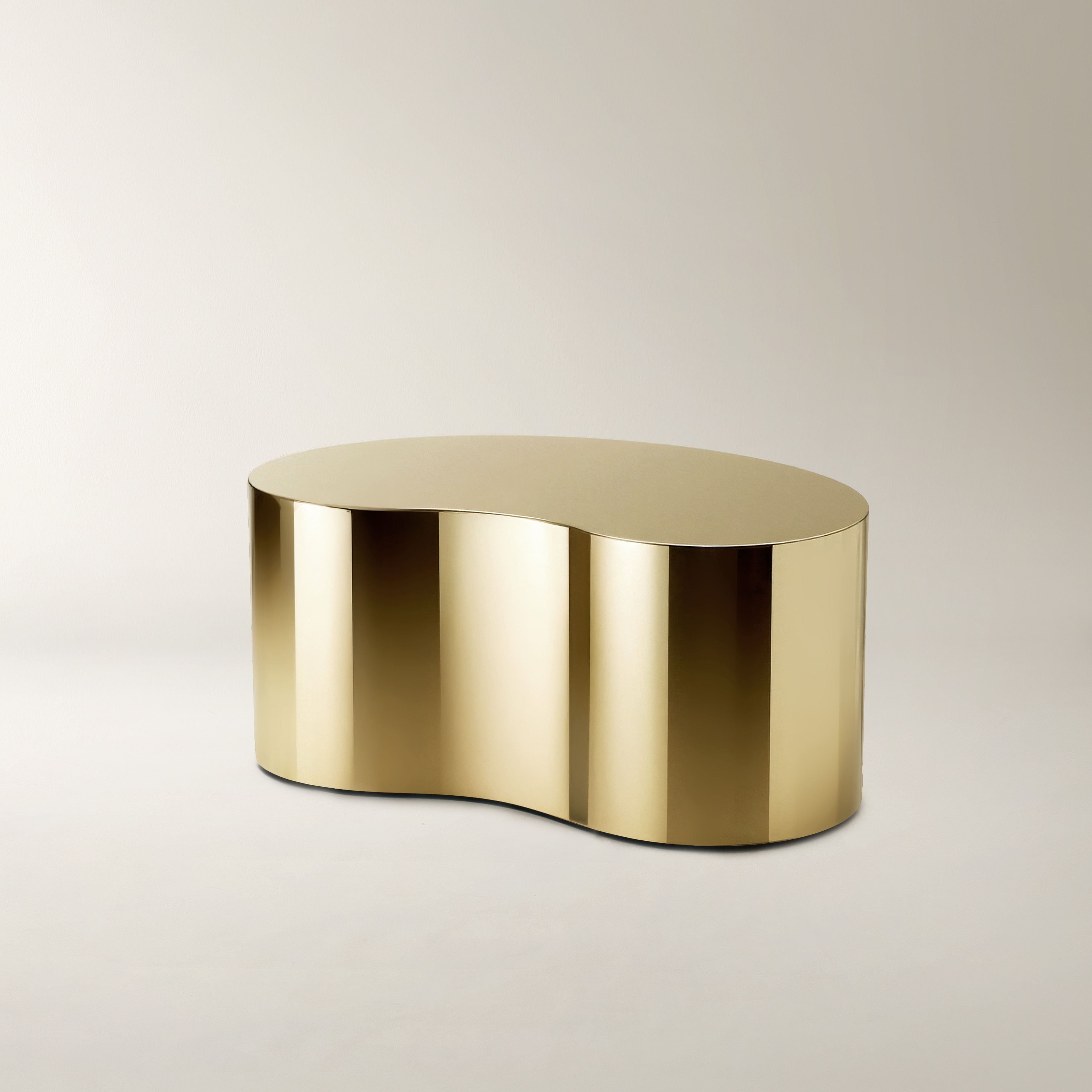 Aurea Coffee Table (37.5") - Soft Gold