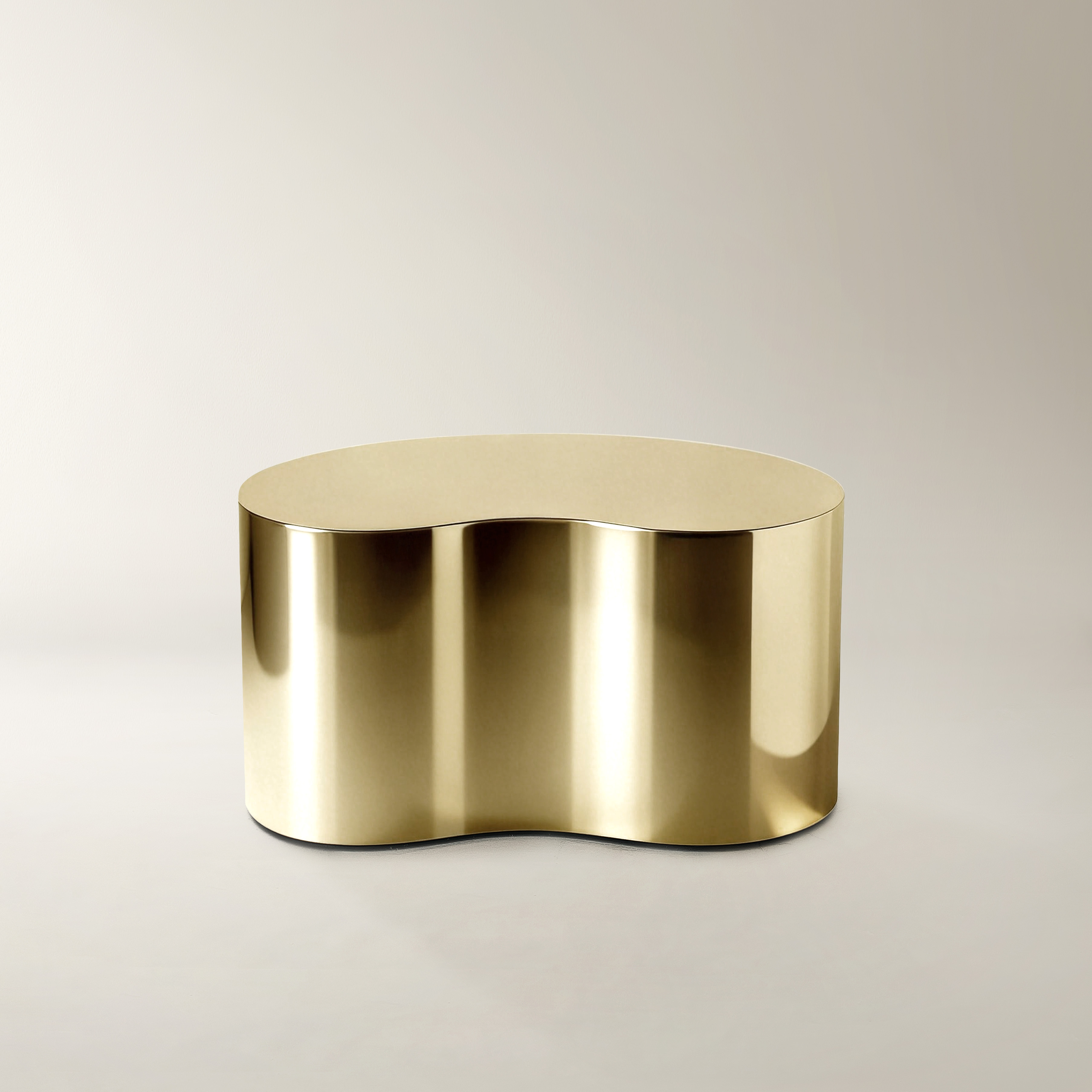 Aurea Coffee Table (32") - Soft Gold