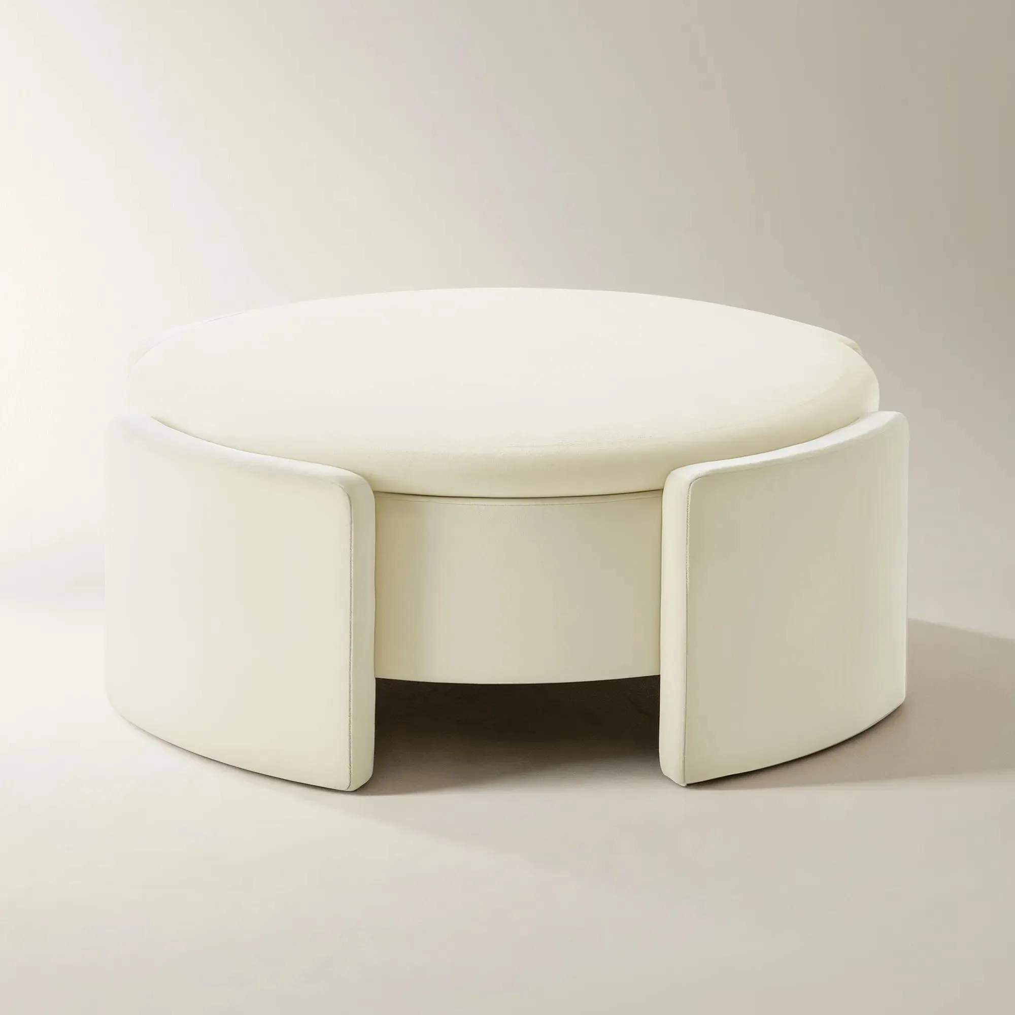 Jora Round Storage Coffee Table With Reversible Tabletop (47.7")