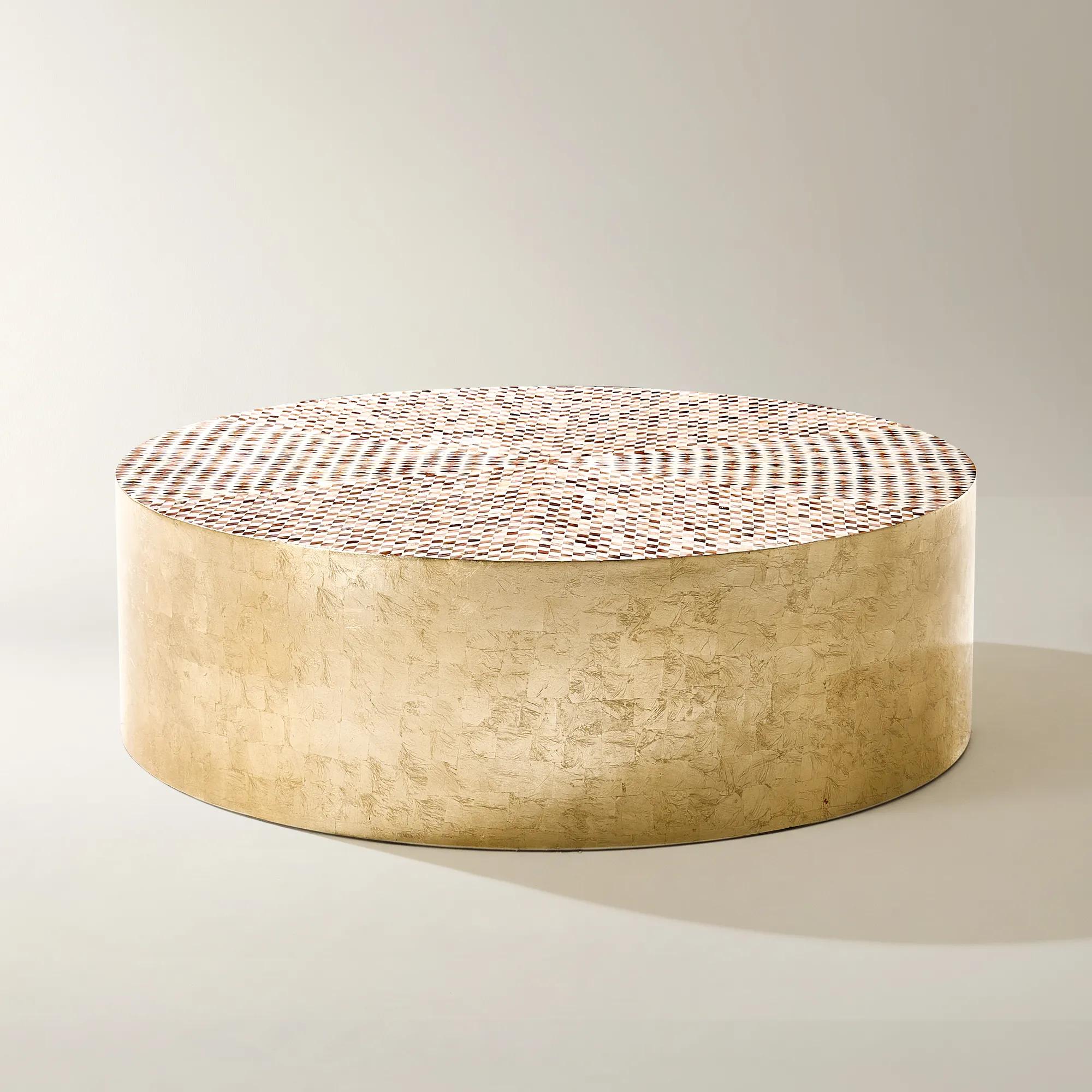 Lucien Round Diamond Coffee Table (47.24")