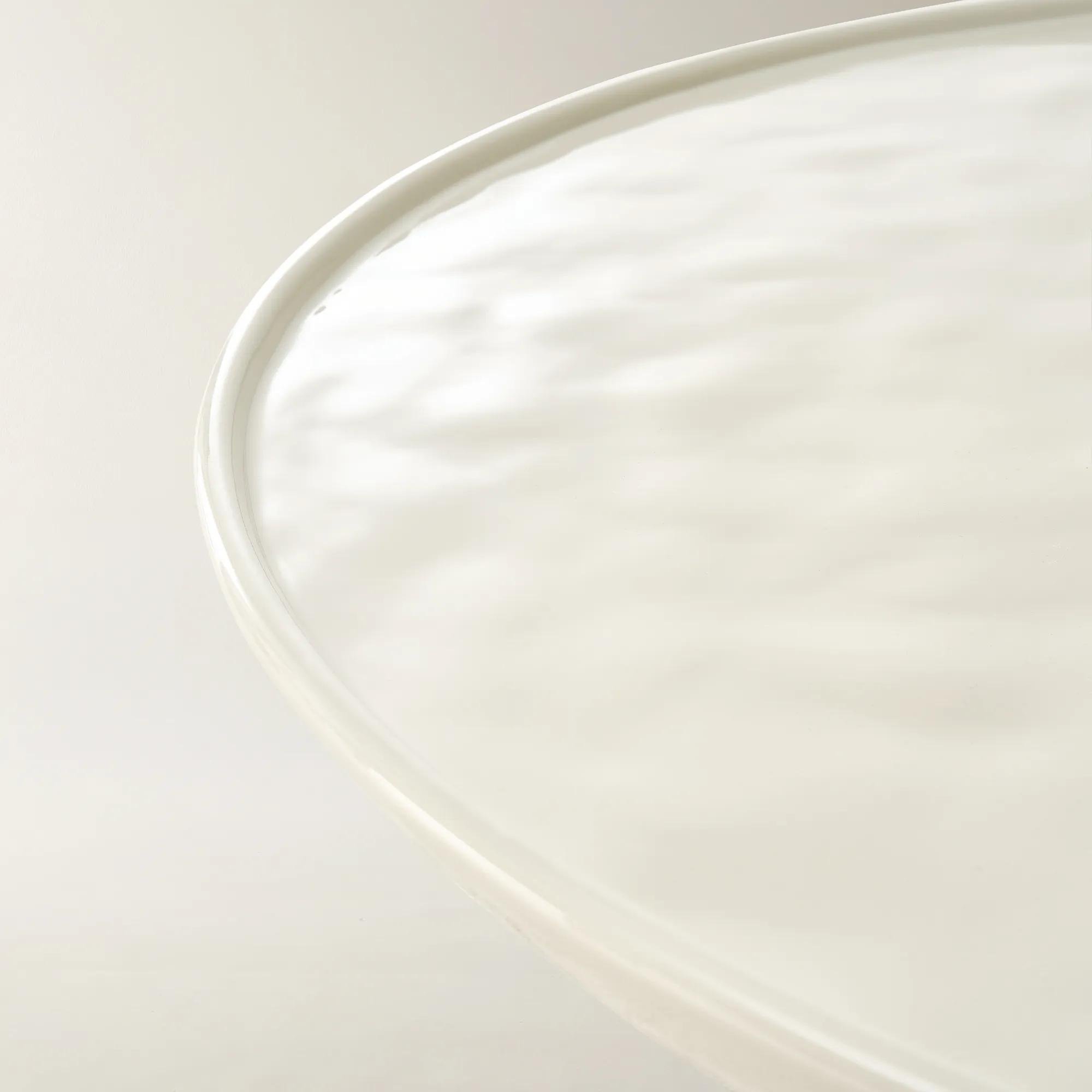 Celia Lacquered Cloud Resin Indoor/Outdoor Coffee Table (54")