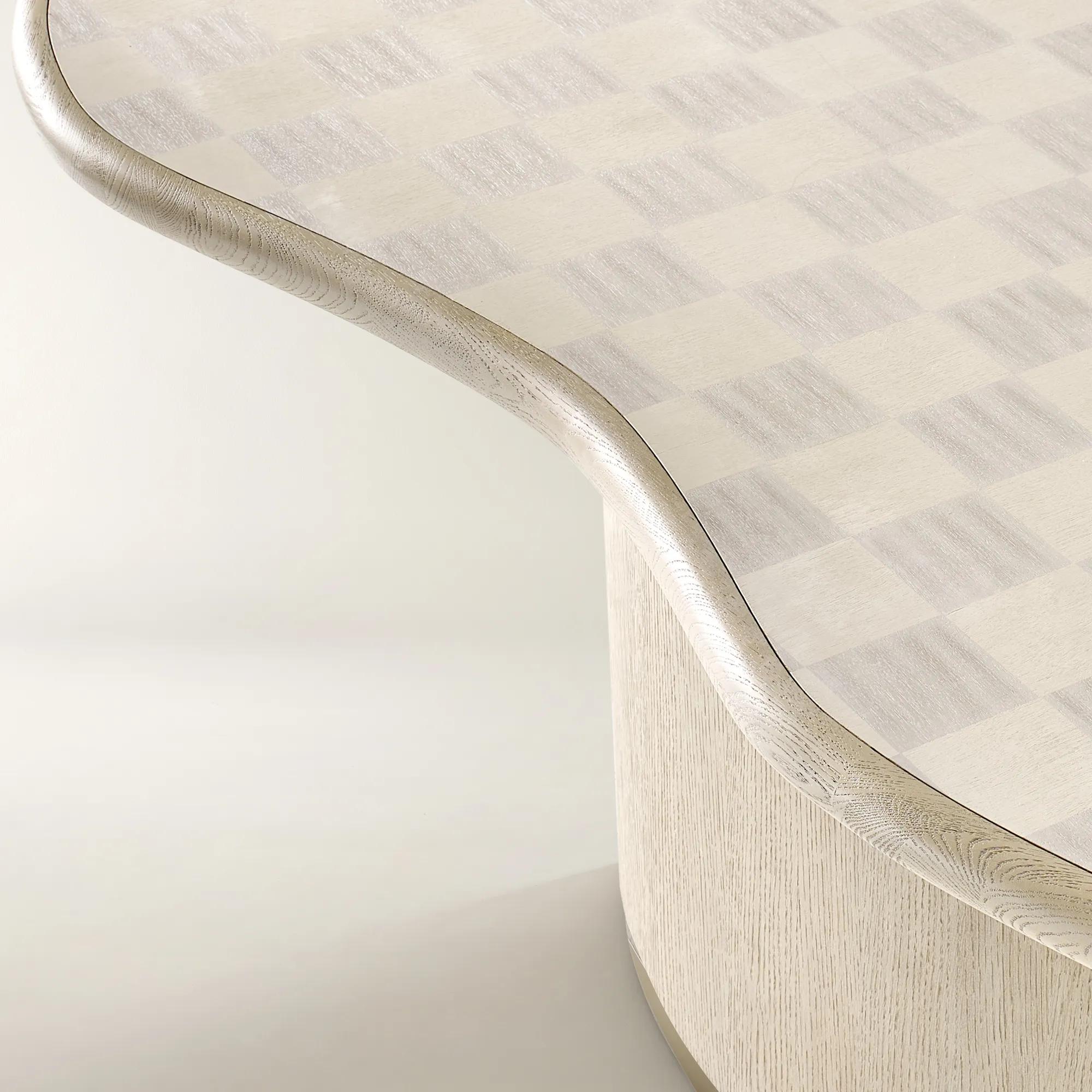 Vetra Checkerboard Oak and Maple Coffee Table (60")