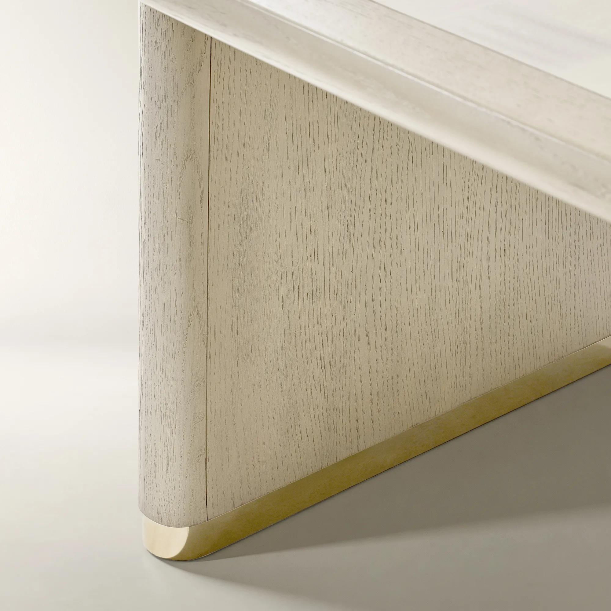 Vetra Checkerboard Oak and Maple Desk with Drawer (71")