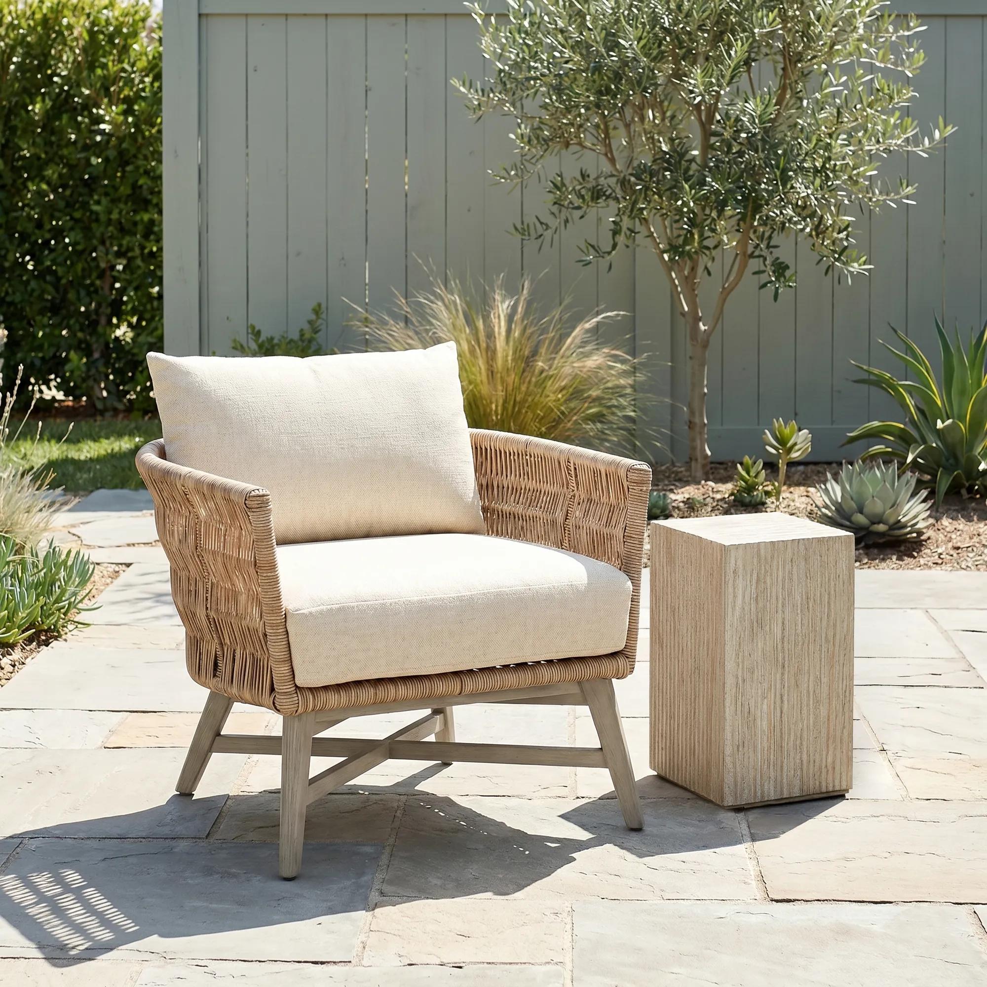 Collins Outdoor Accent Chair - Sand