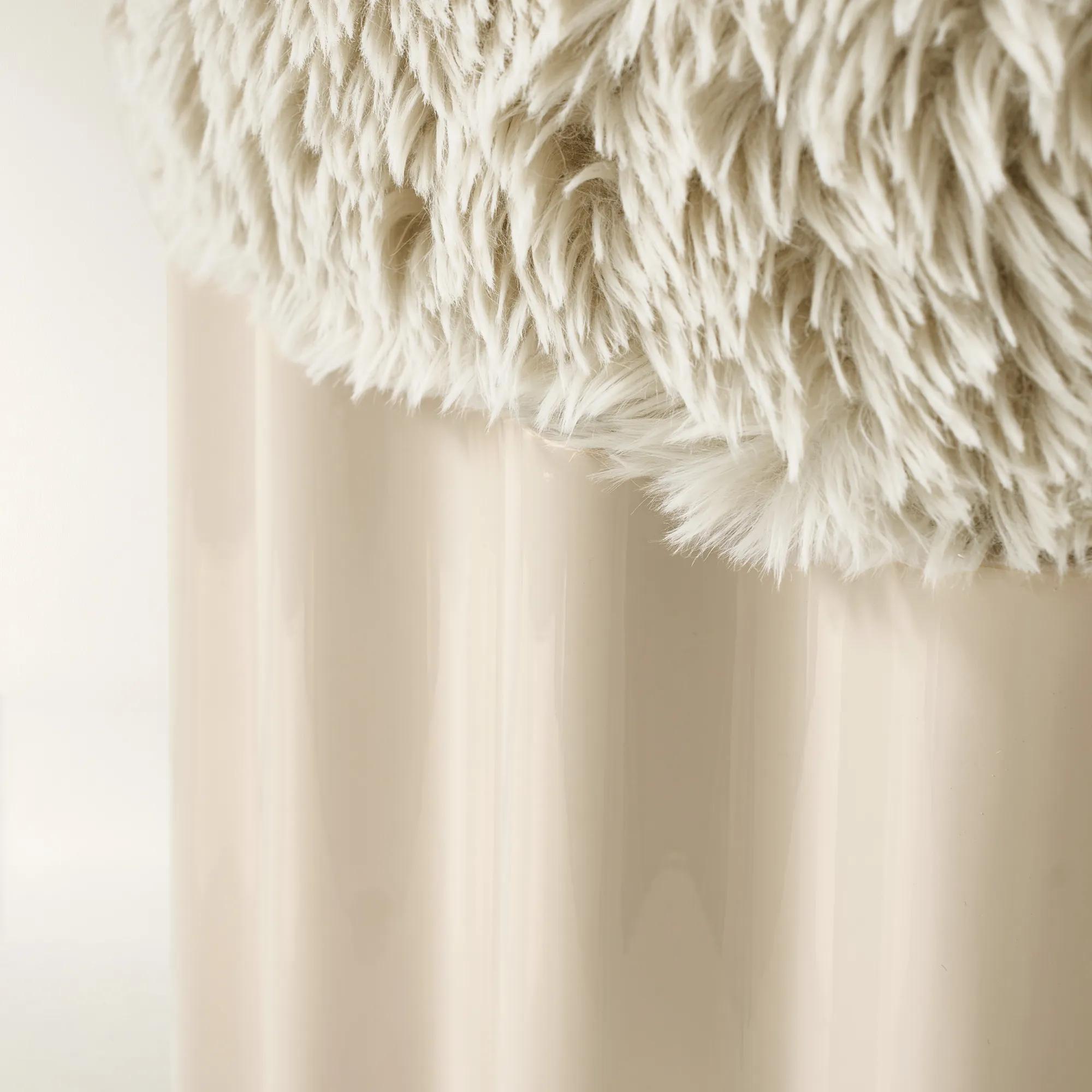 Nia Lacquered Storage Stool - Turtle Dove