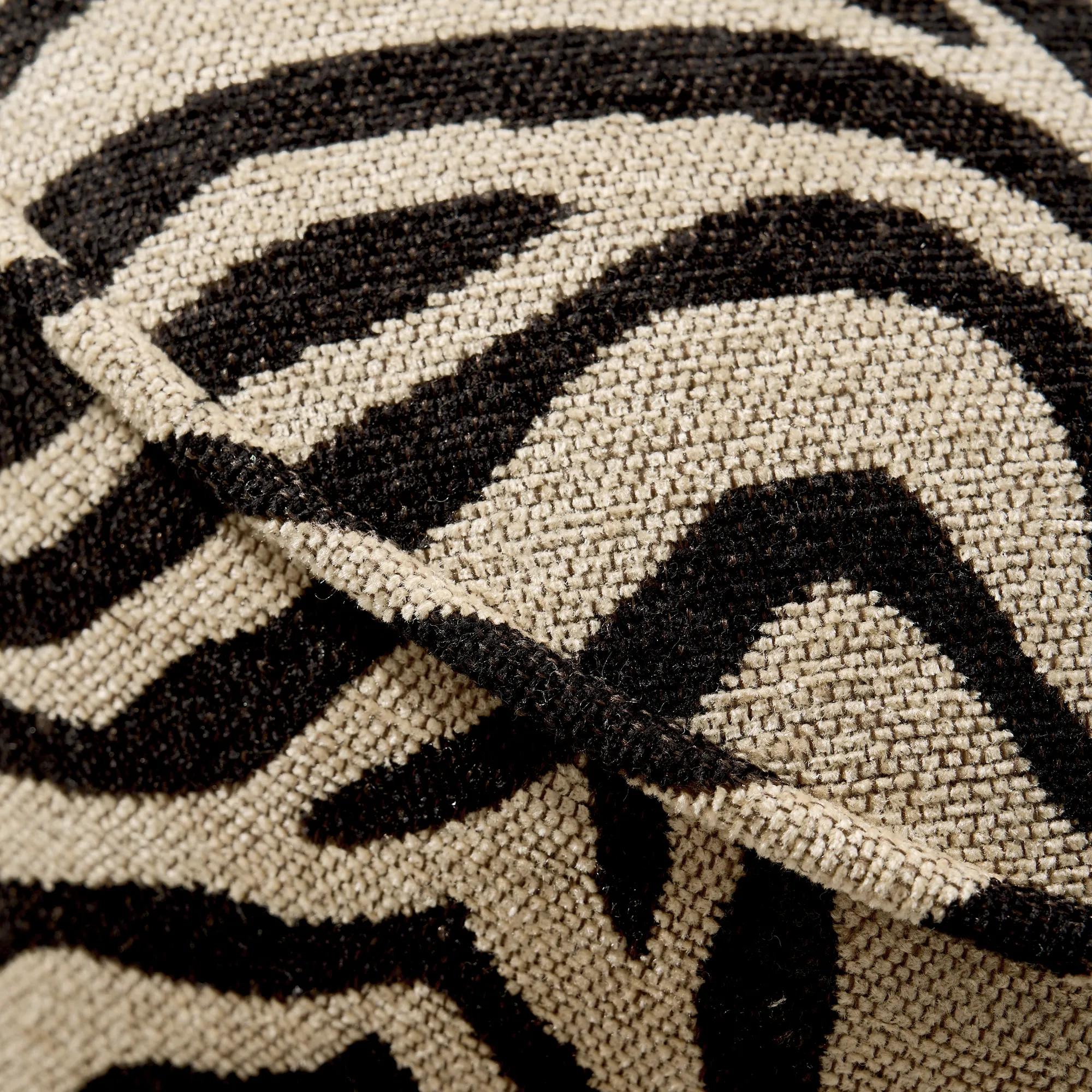 Avery Zebra Performance Chenille Stool