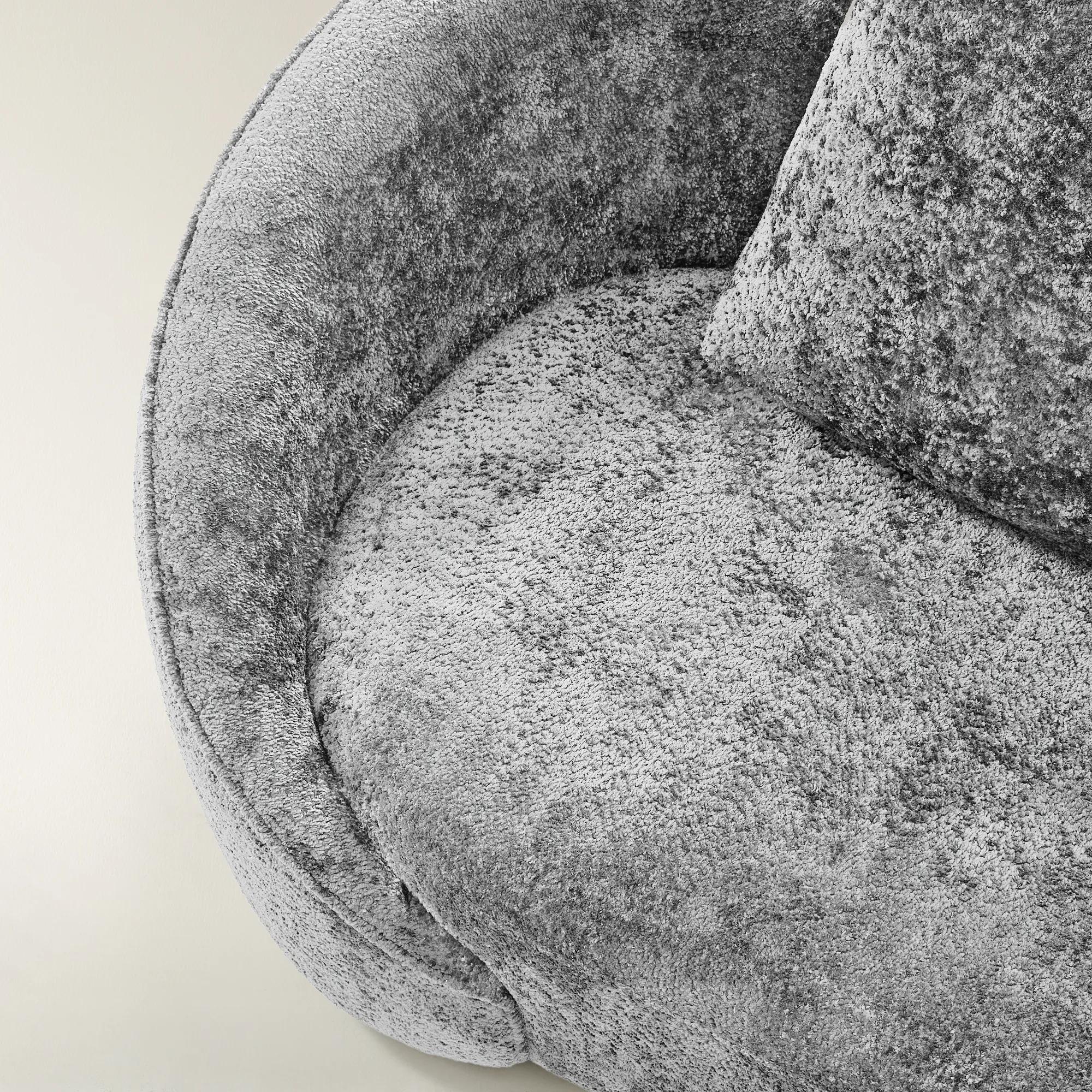 Irene 3-Piece Grey Chenille Sectional