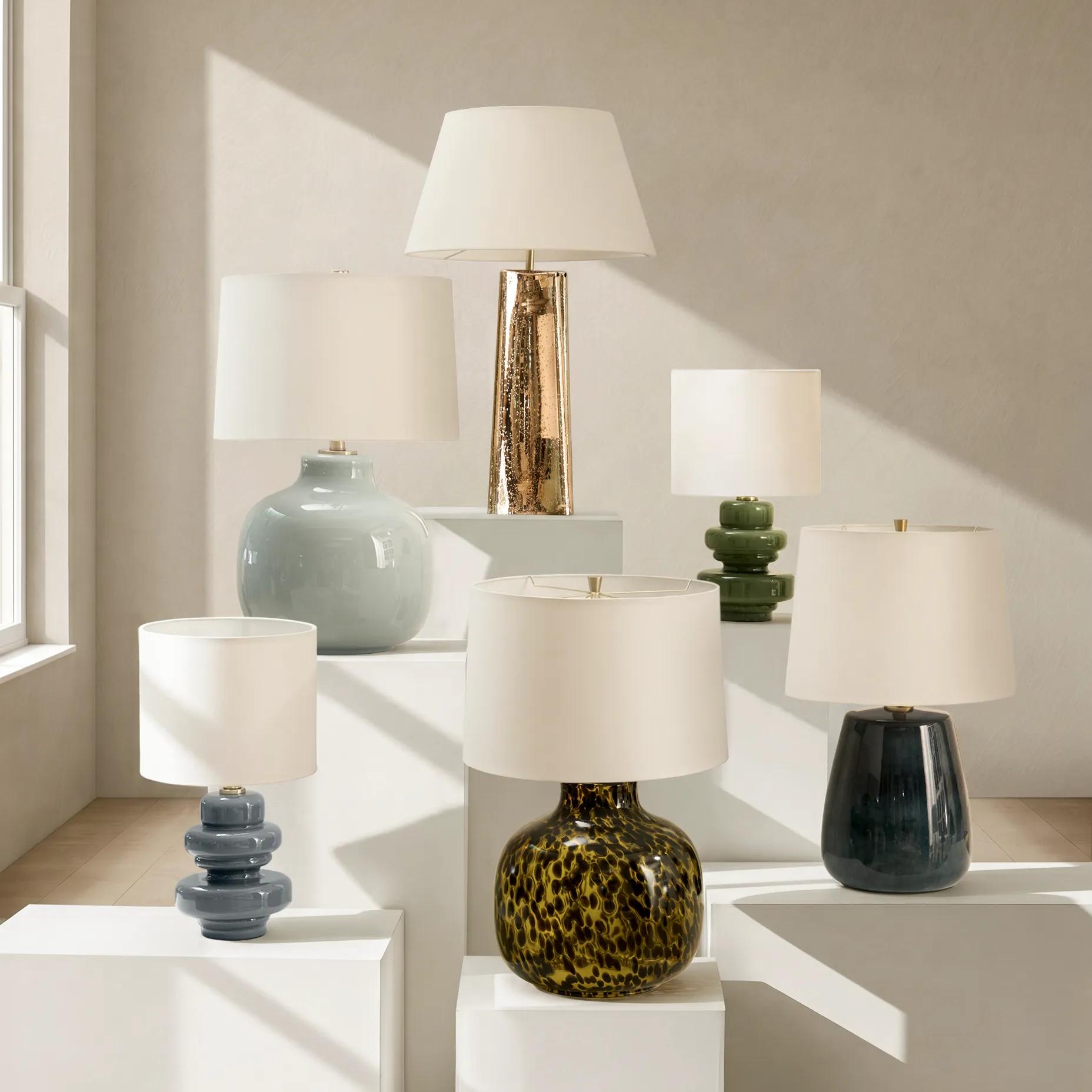 Edin Glass Table Lamp - Pistachio