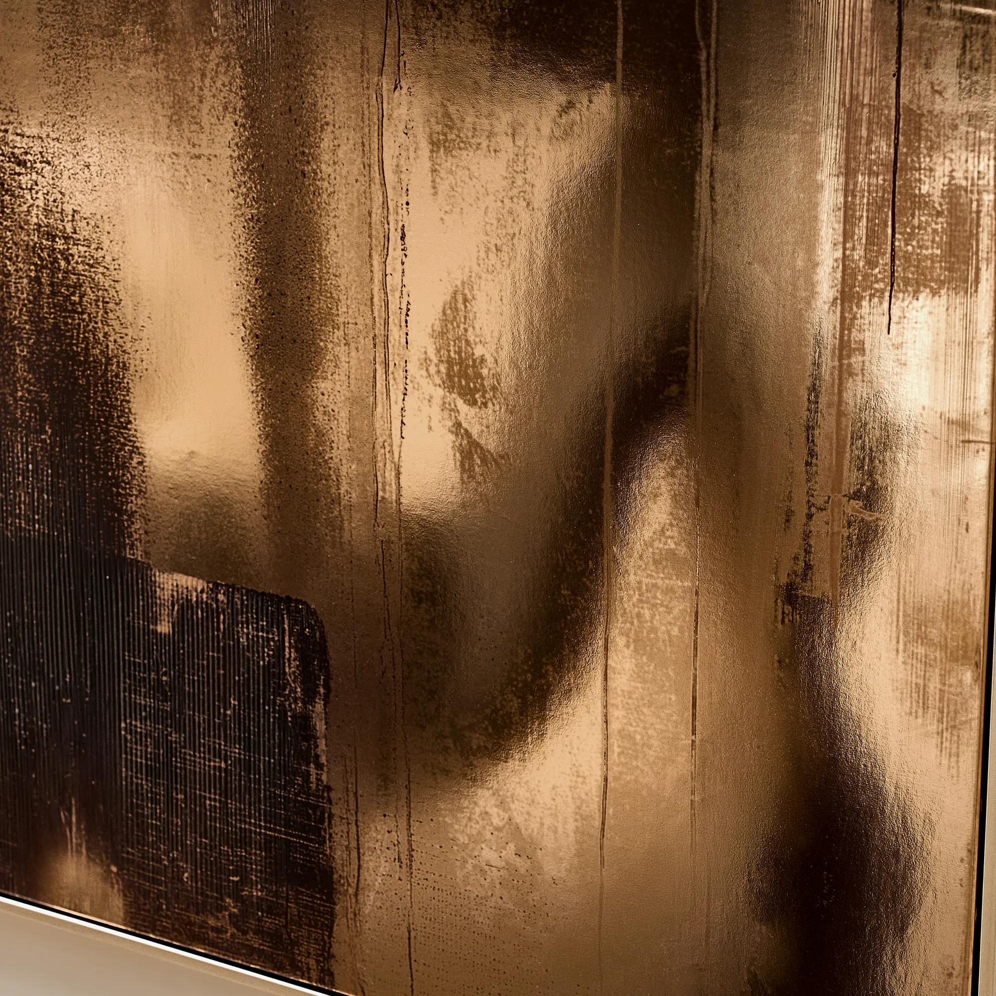 Bronze Reflective Painting