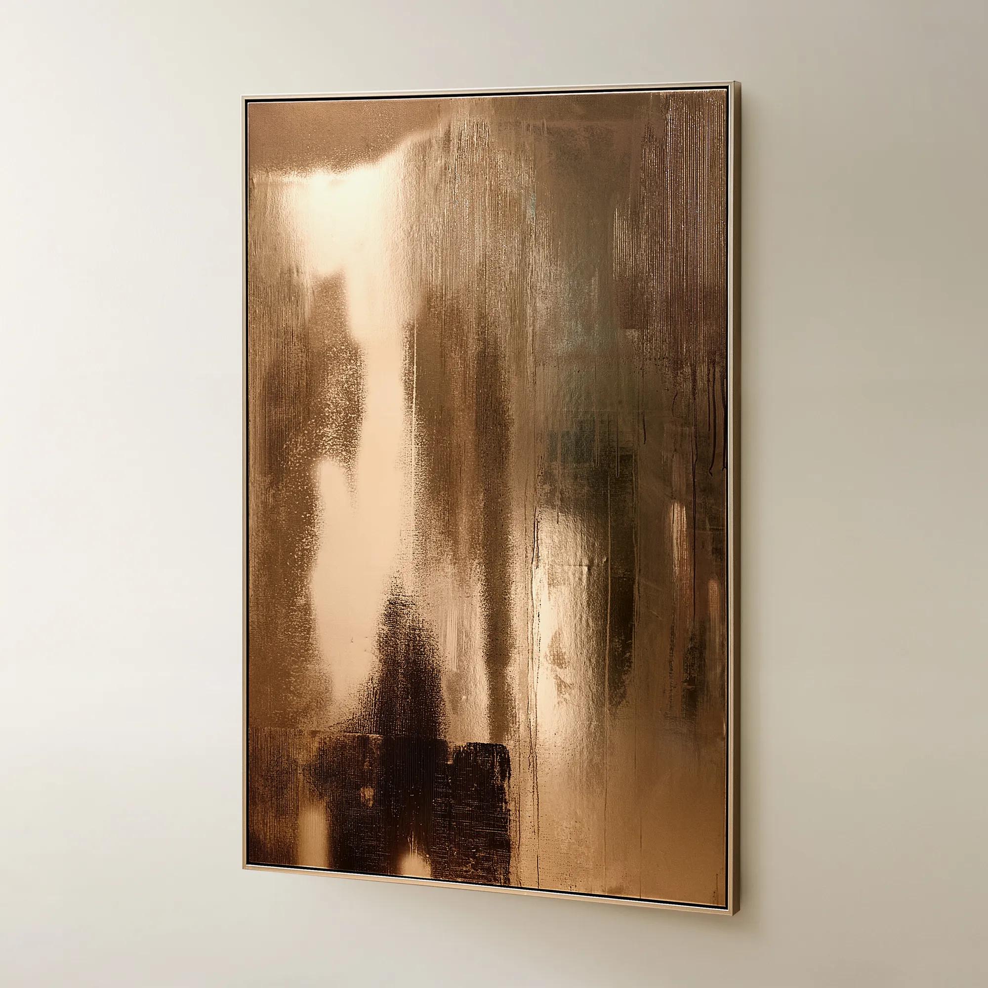 Bronze Reflective Painting