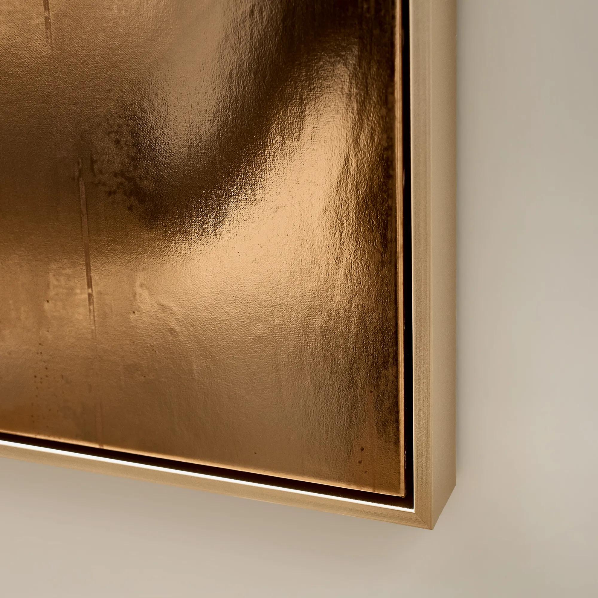 Bronze Reflective Painting